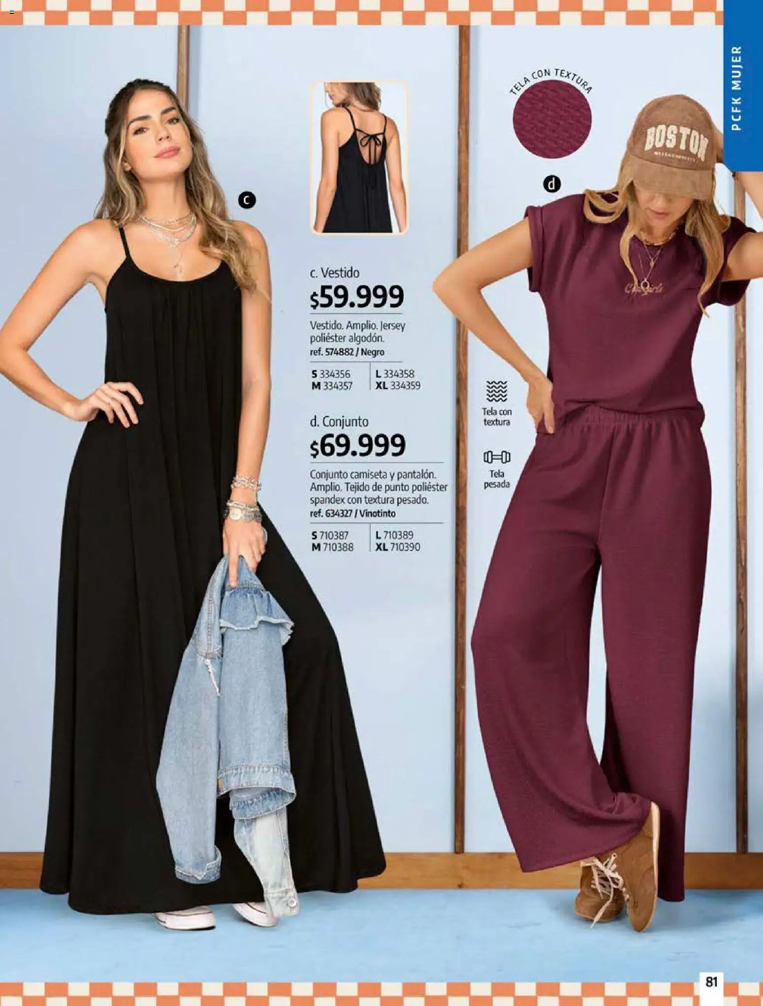 Pacifika revista - valida desde el 18/09/2026 | Página: 81 | Productos: Camiseta, Vestido, Conjunto