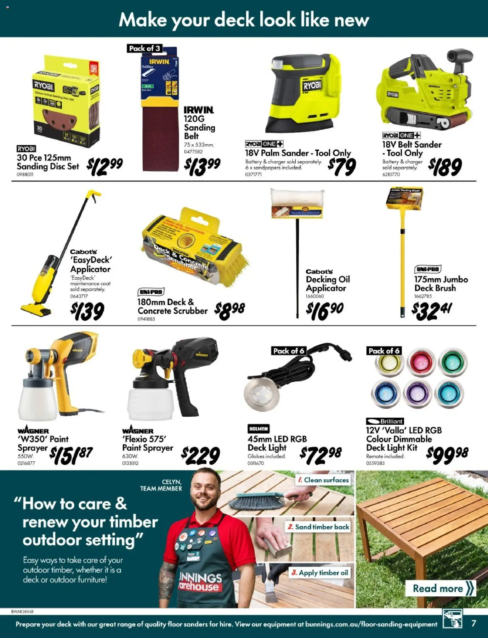 Bunnings Warehouse catalogue - valid from 11.03.2026 | Page: 7 | Products: Battery, Light, Oil, Belt