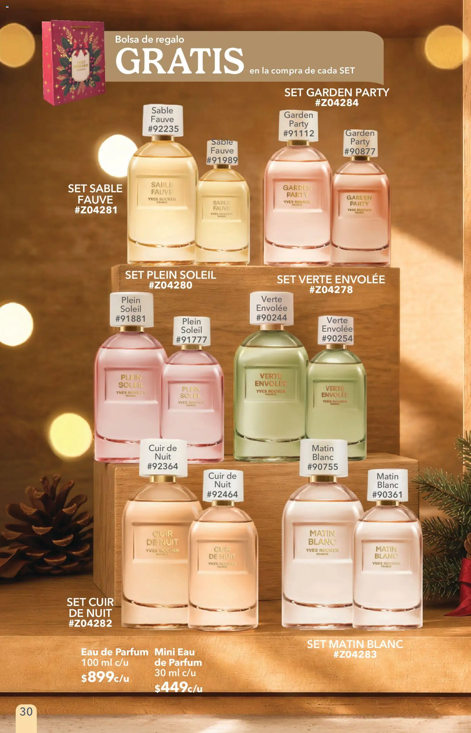 Nuevas ofertas de Yves Rocher válidas en toda la República Mexicana desde el 27/10/2026. ¡Encuentra las mejores ofertas en Yves Rocher campaña 15 2026! | Página: 30