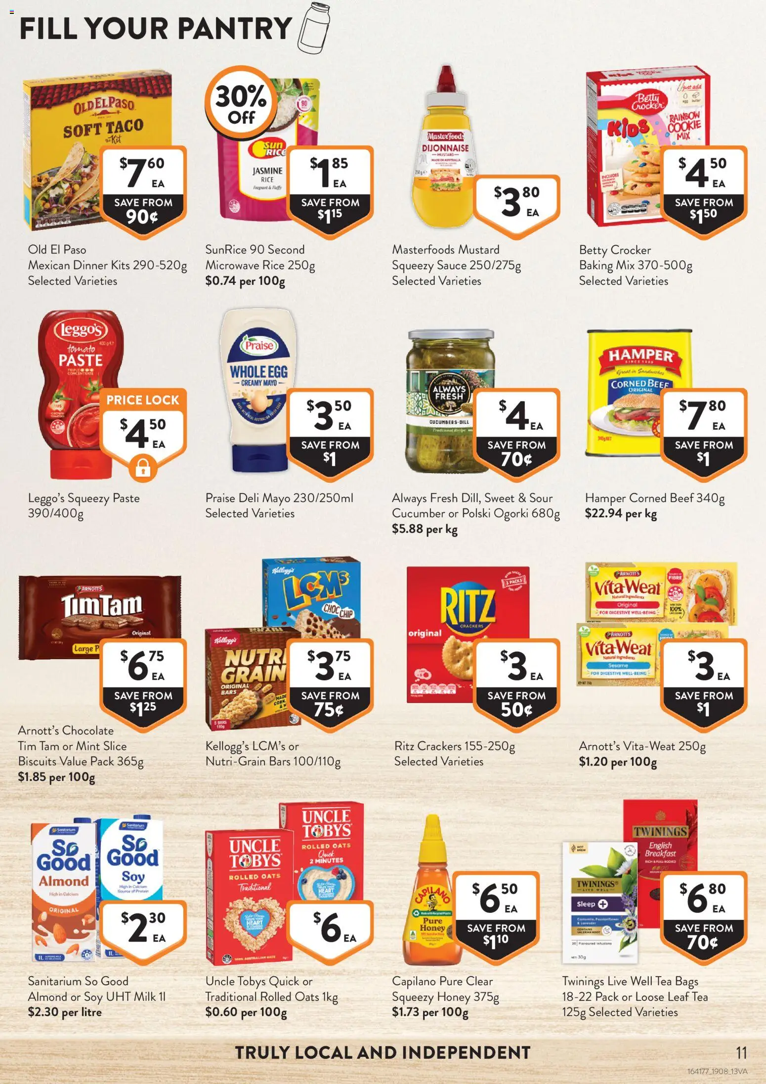 Foodworks catalogue - valid from 19/08/2026 | Page: 11 | Products: Jasmine rice, Kits, Milk, Sauce