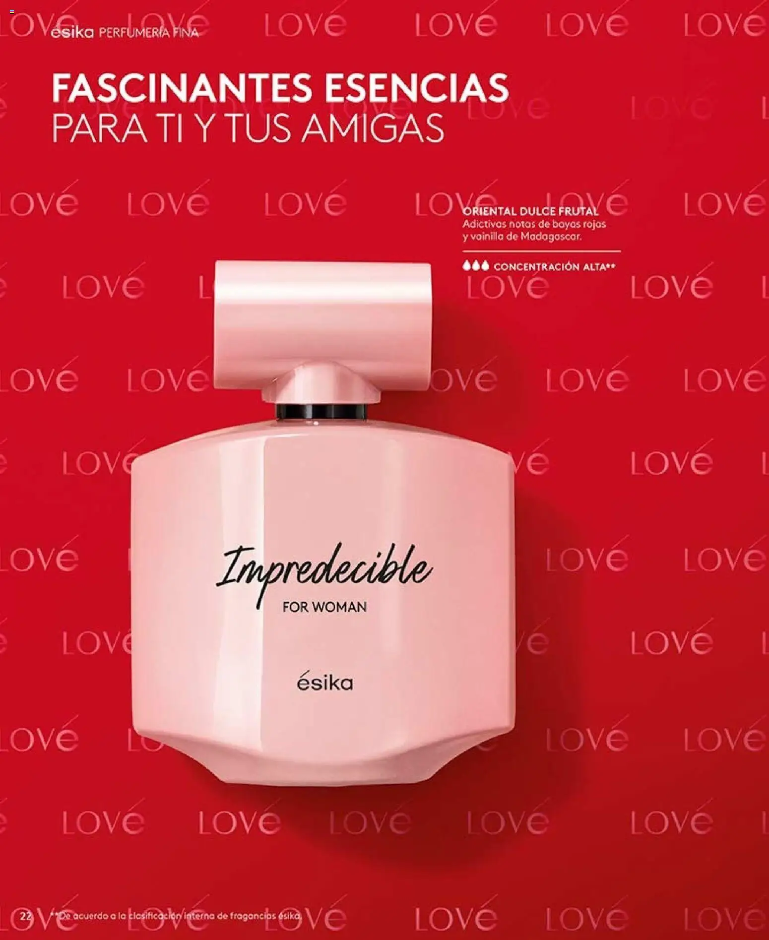 Ésika revista - valida desde el 28/08/2026 | Página: 22 | Productos: Esencias