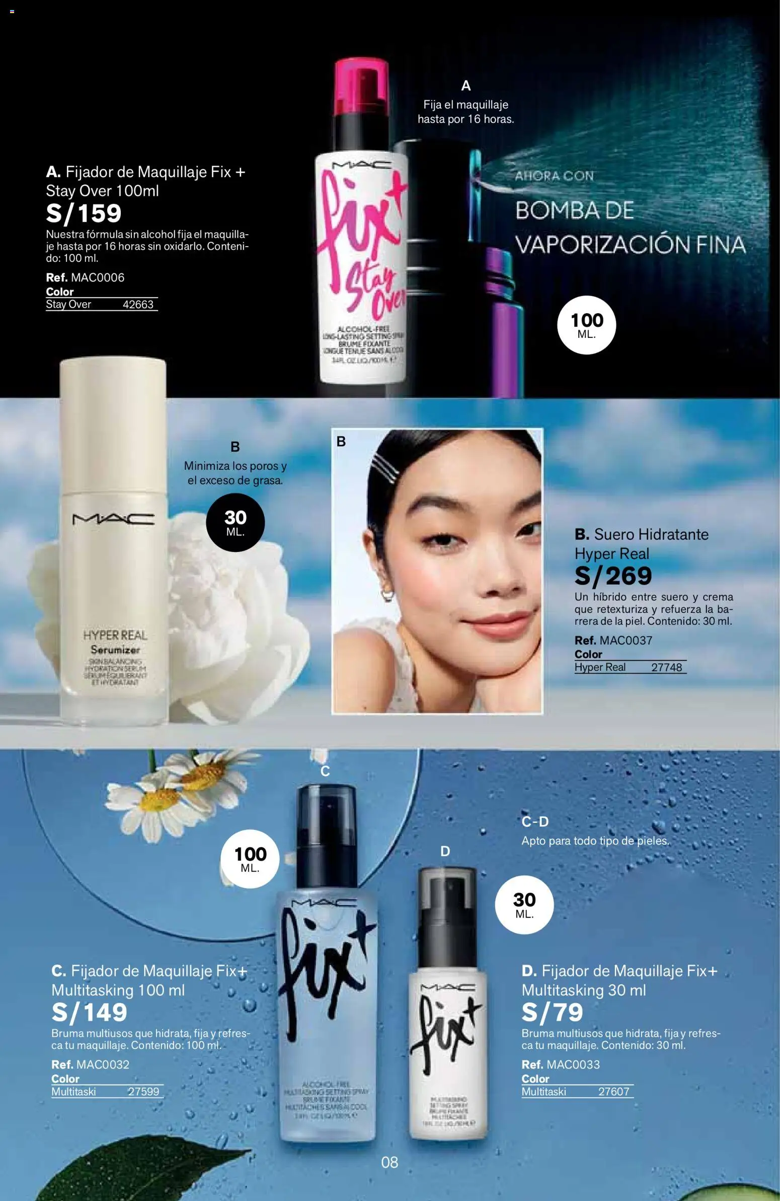 Catálogo Leonisa válido desde 04/08/2026 | Página: 8 | Productos: Crema, Maquillaje
