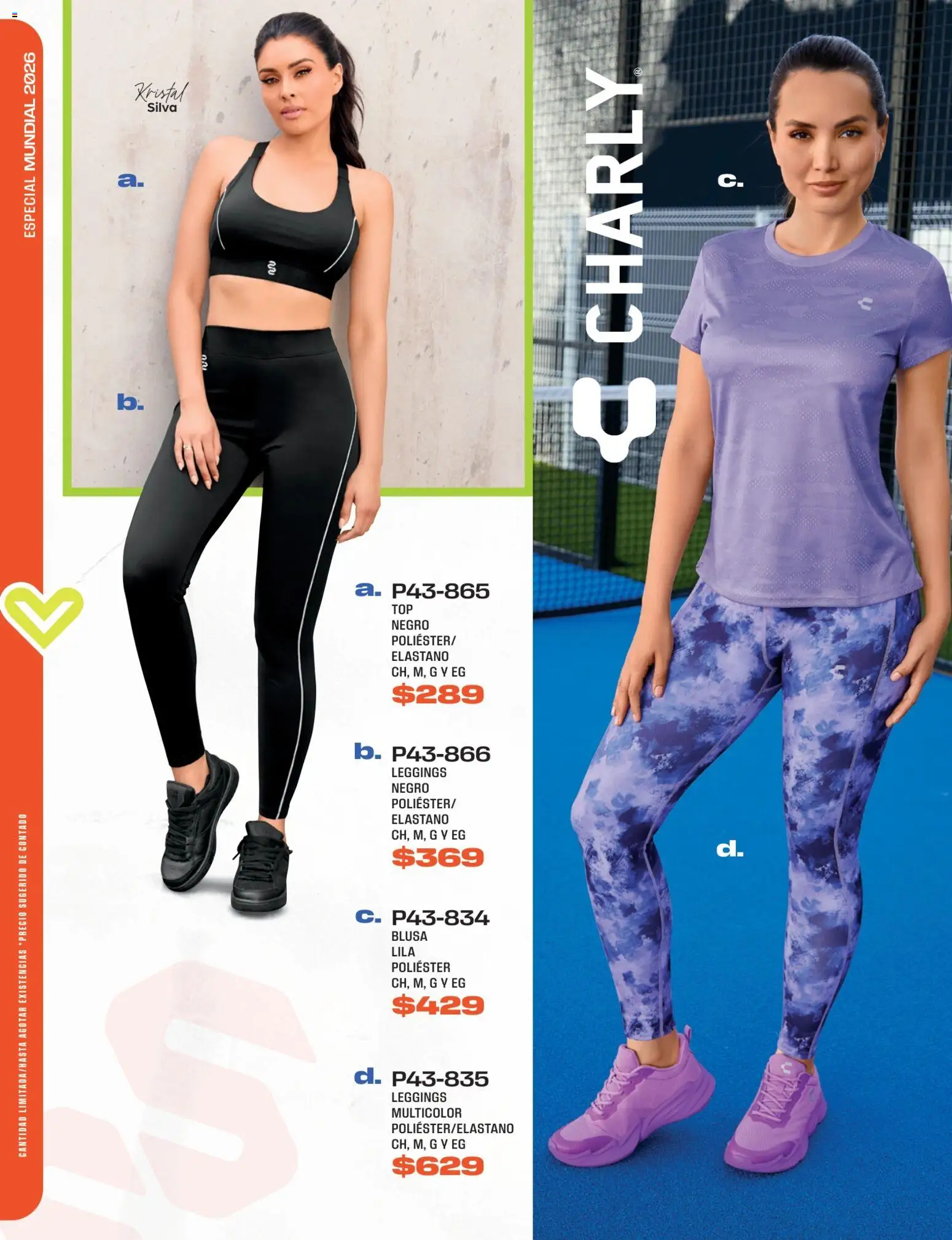 Nuevas ofertas de Cklass válidas en toda la República Mexicana desde el 15.05.2026. ¡Encuentra las mejores ofertas en Cklass catálogo Pasión futbolera! | Página: 44 | Productos: Blusa, Leggings