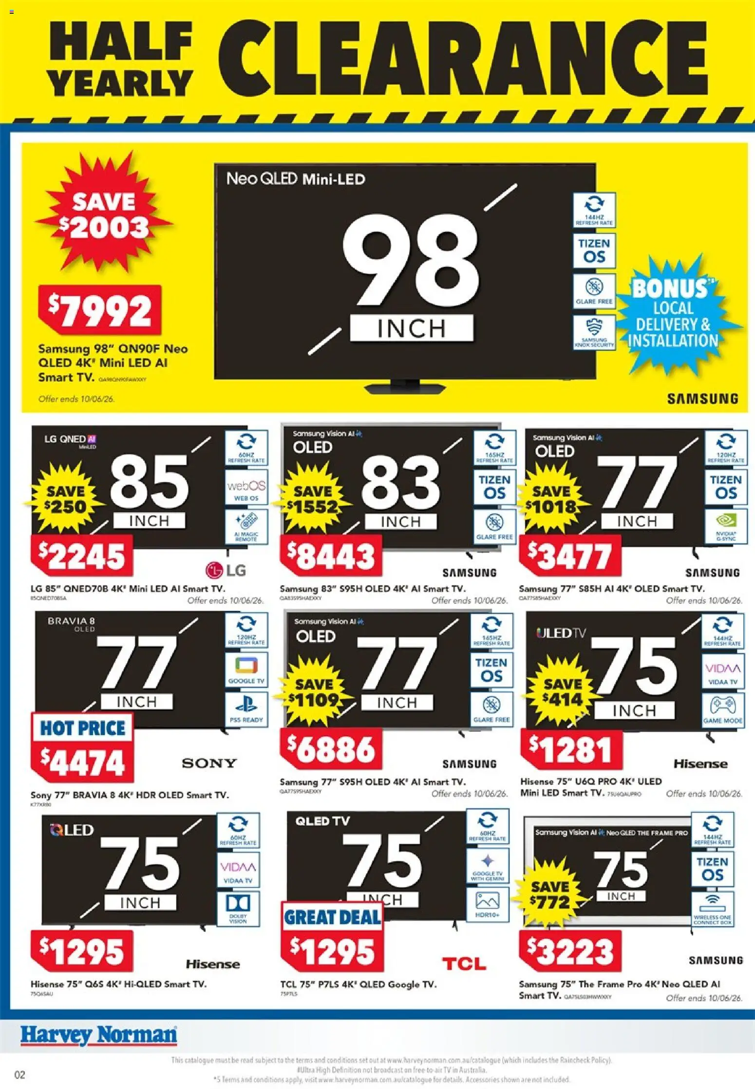 Harvey Norman catalogue - valid from 04.06.2026 | Page: 2 | Products: Accessories, Tv, Game