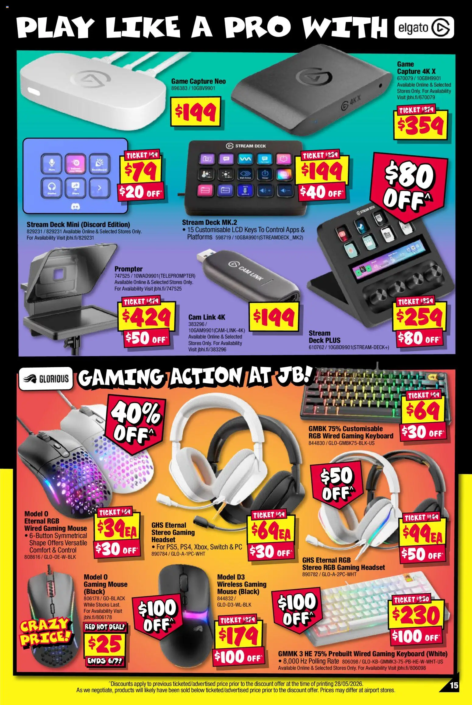 JB Hi-Fi catalogue - valid from 09.06.2026 | Page: 15 | Products: Platforms, Headset, Game, Stereo