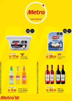 Vista previa de folleto Metro catálogo de la Metro válido desde 11.05.2026 | Página: 3 | Productos: Mantequilla, Queso, Vino