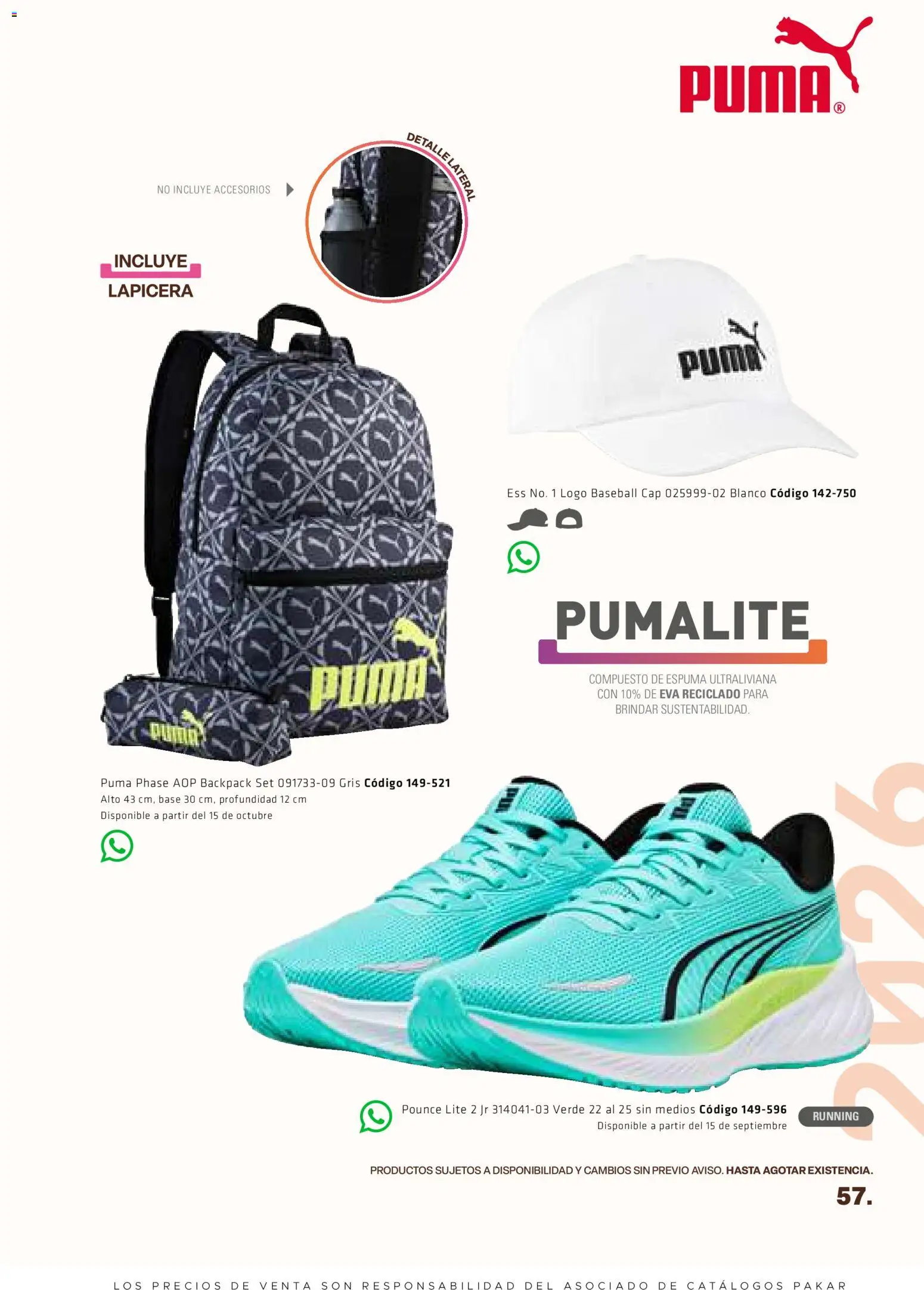 Nuevas ofertas de SC Pakar válidas en toda la República Mexicana desde el 28/08/2026. ¡Encuentra las mejores ofertas en SC Pakar catálogo Otoño! | Página: 57 | Productos: Espuma