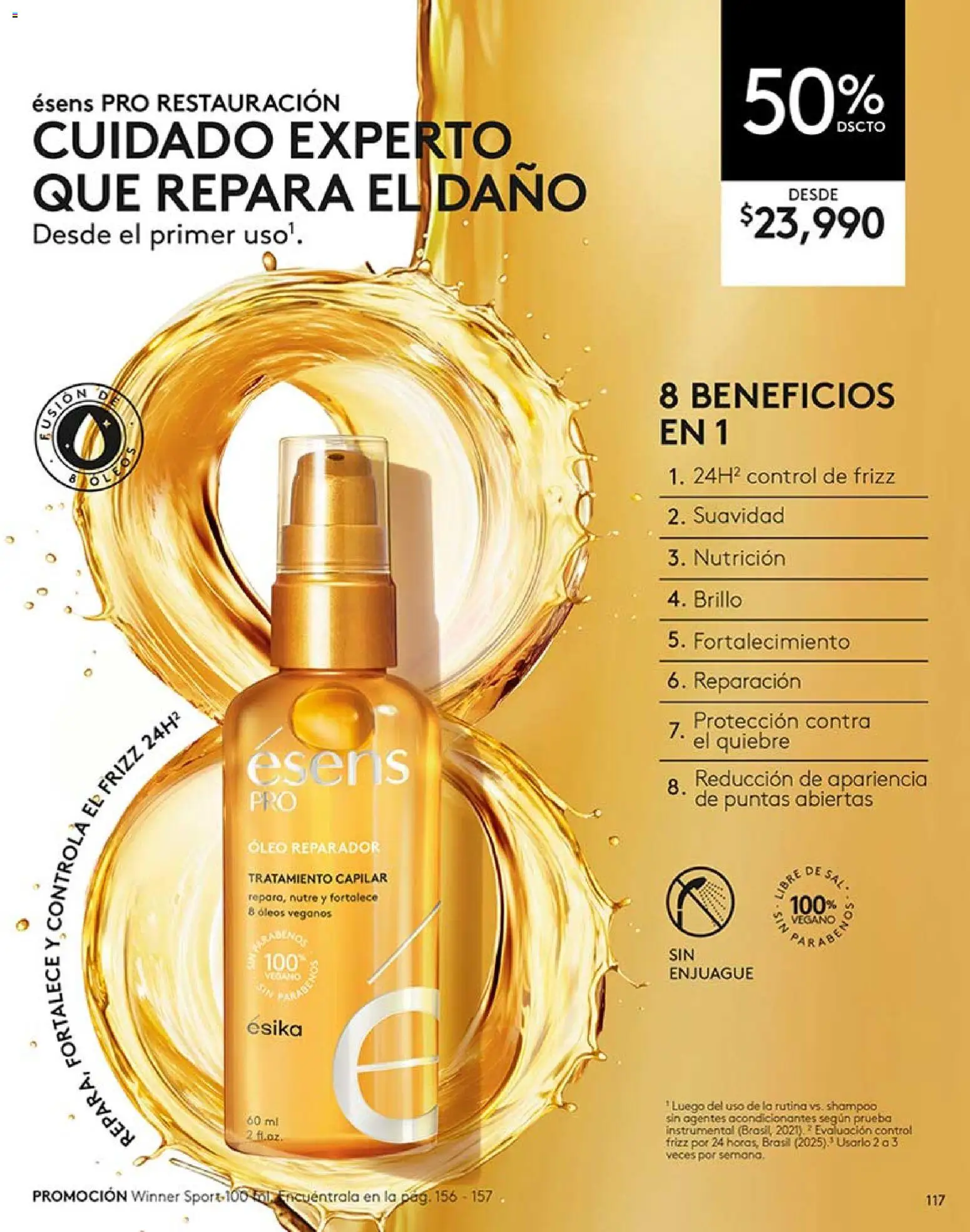 Ésika revista - valida desde el 17/07/2026 | Página: 117 | Productos: Sal, Shampoo, Brillo
