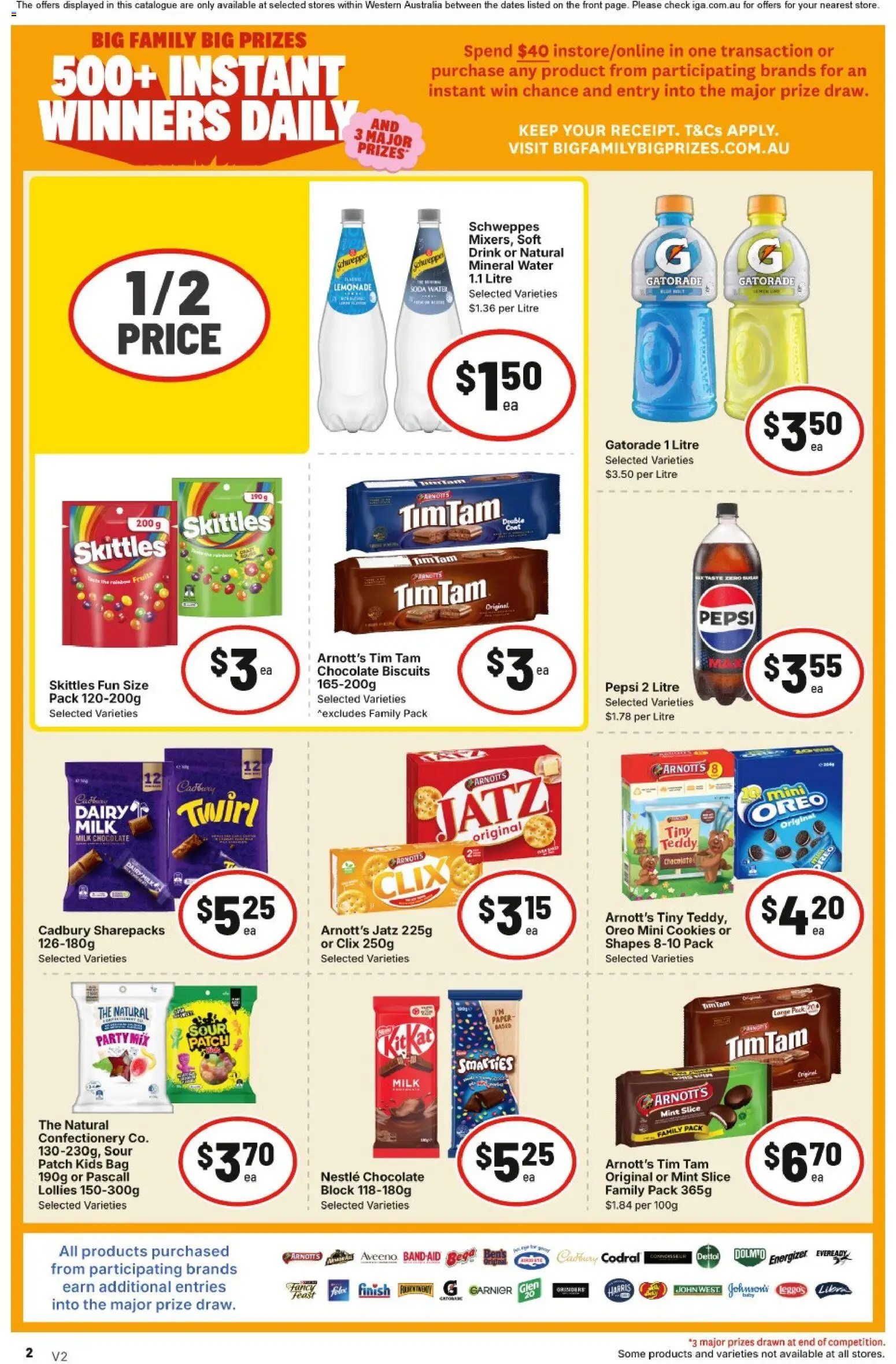 IGA catalogue - valid from 15/07/2026 | Page: 3 | Products: Milk, Dairy, Lollies, Water