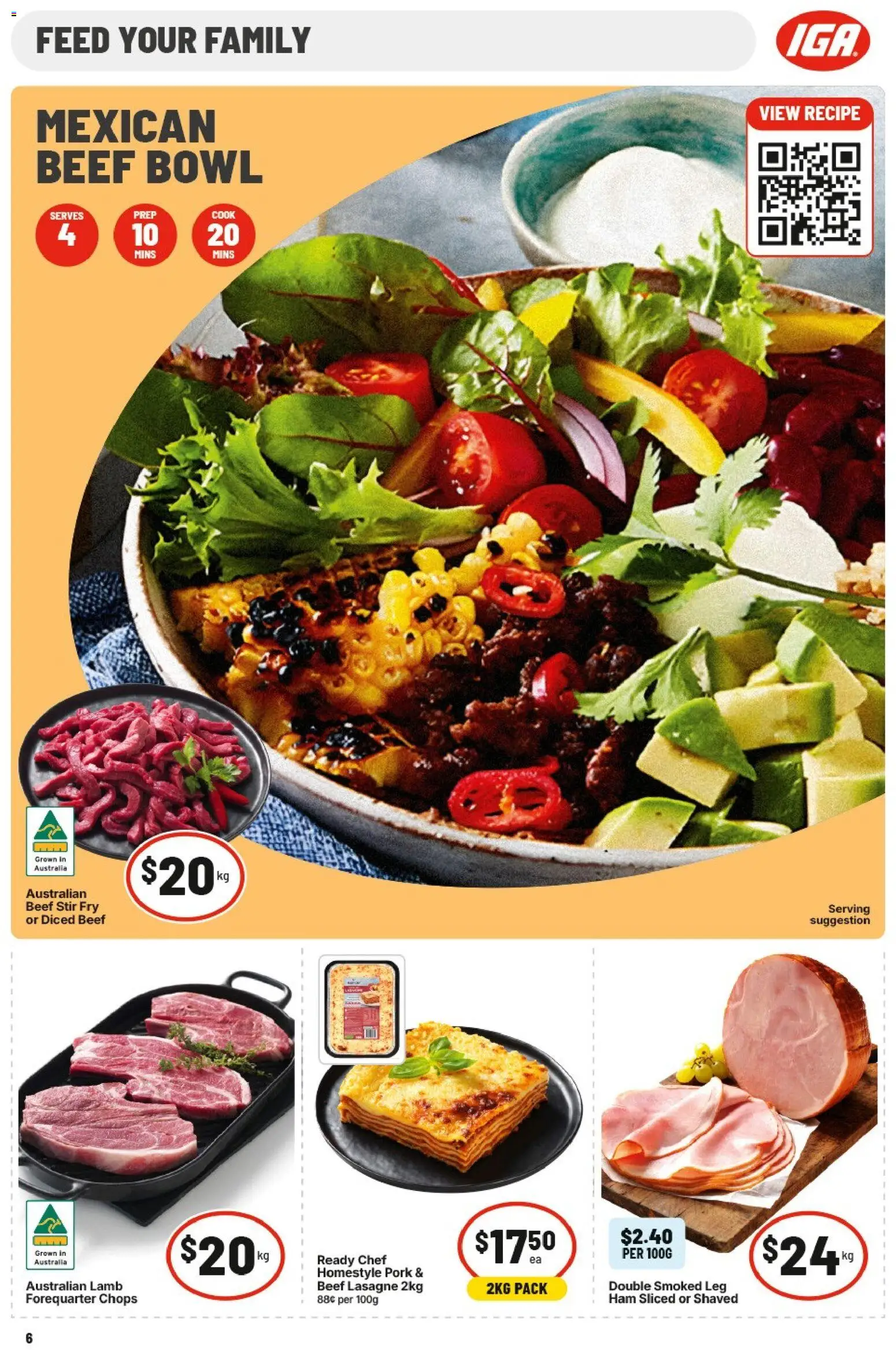 IGA catalogue - valid from 20.05.2026 | Page: 9 | Products: Ham, Pork, Lamb, Beef