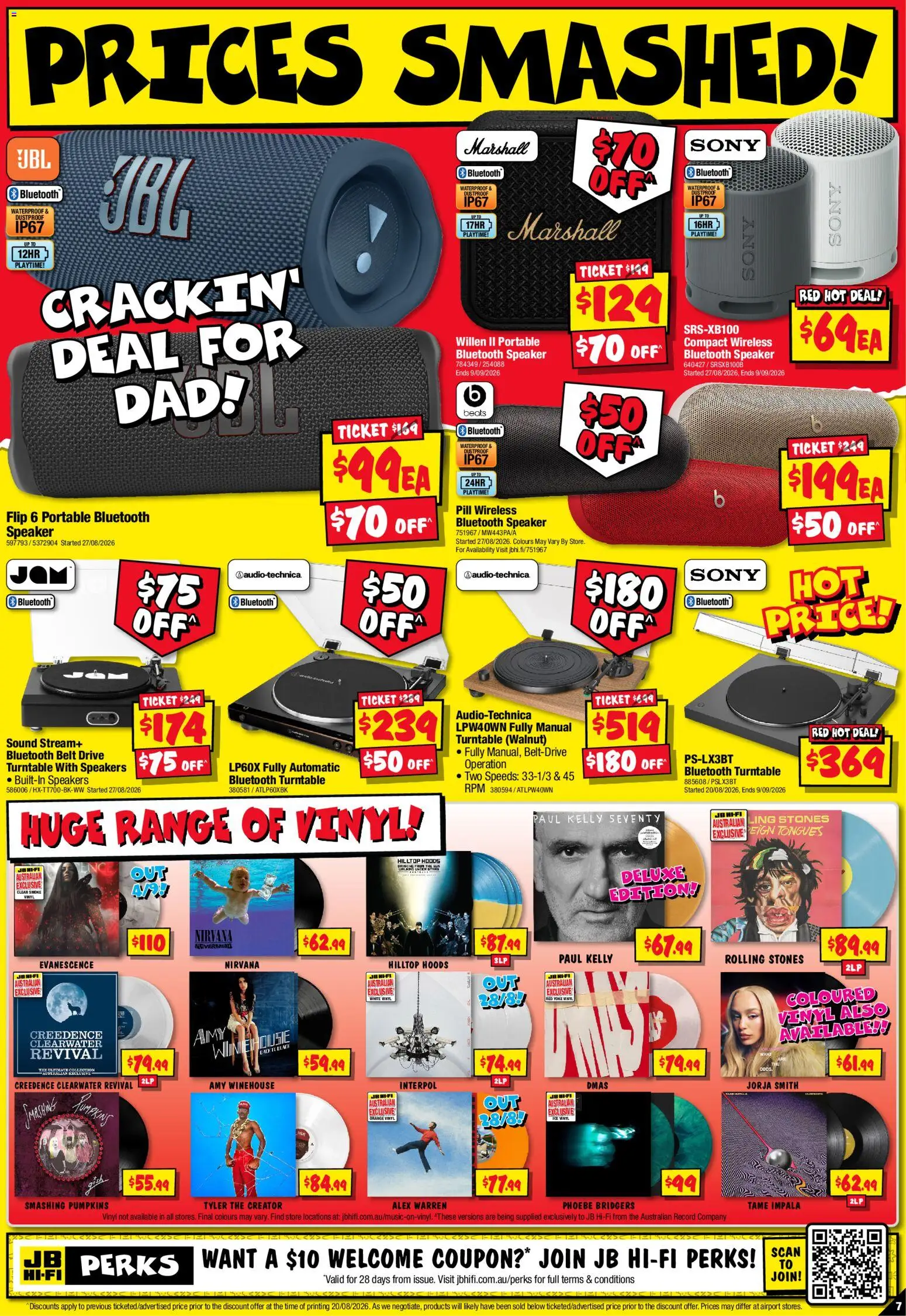 JB Hi-Fi catalogue - valid from 03/09/2026 | Page: 7 | Products: Wine, Stones, Bluetooth speaker, Portable