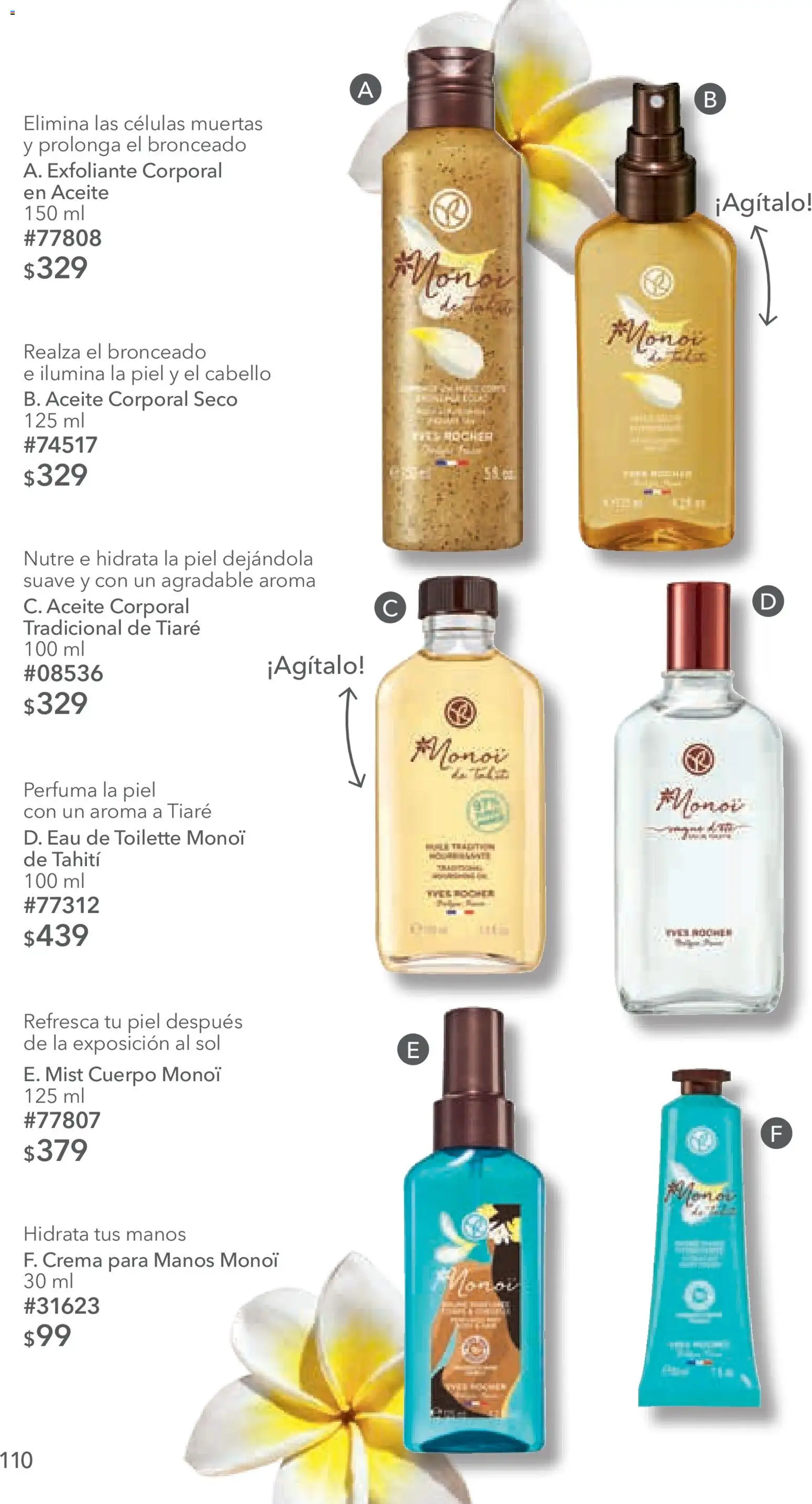 Nuevas ofertas de Yves Rocher válidas en toda la República Mexicana desde el 14/07/2026. ¡Encuentra las mejores ofertas en Yves Rocher campaña 10 2026! | Página: 112 | Productos: Crema, Exfoliante corporal, Aceite, Eau de toilette