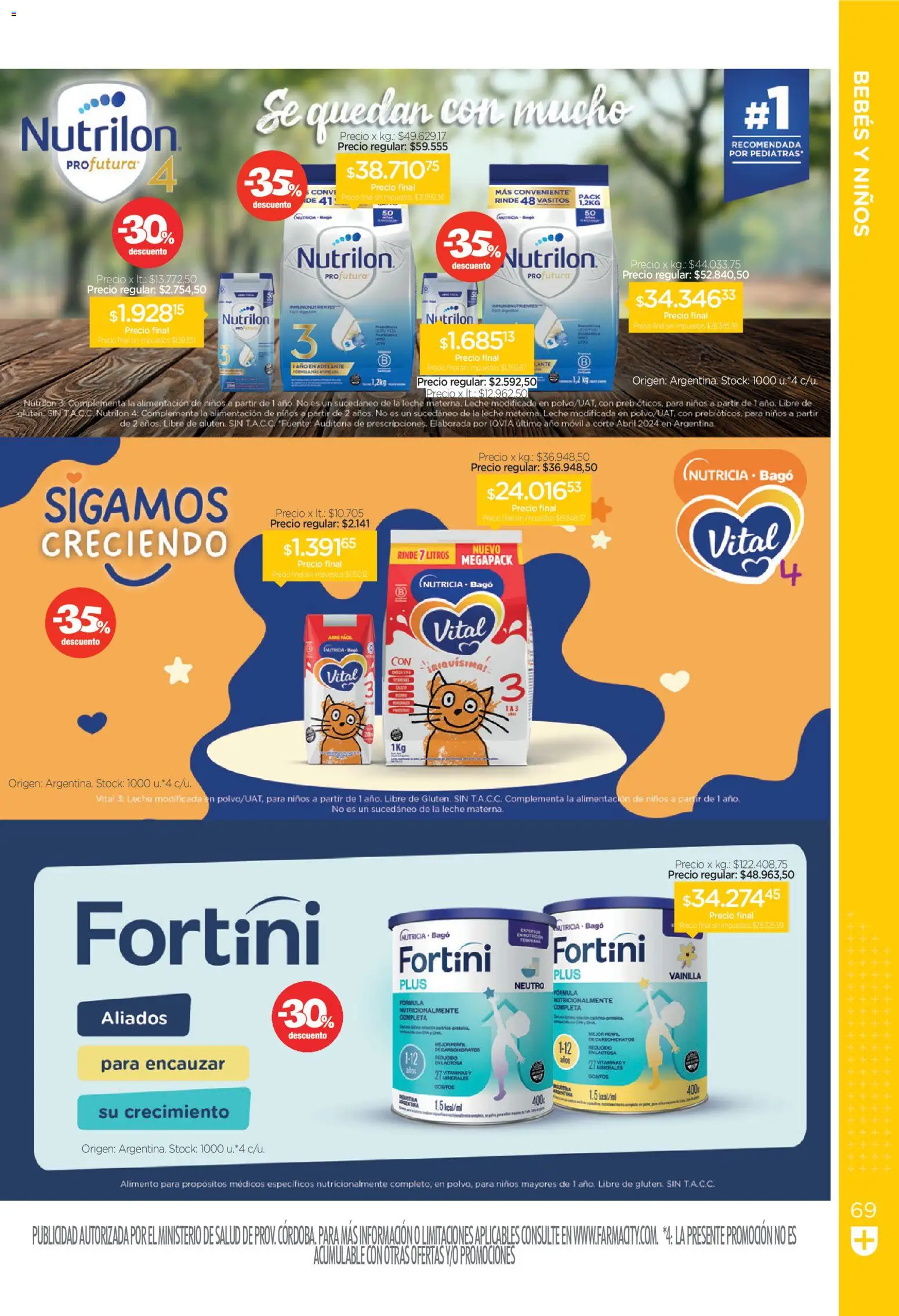 Farmacity catálogo │ válido desde el 30.04.2026 | Página: 69 | Productos: Movil, Vitaminas, Fuente, Leche