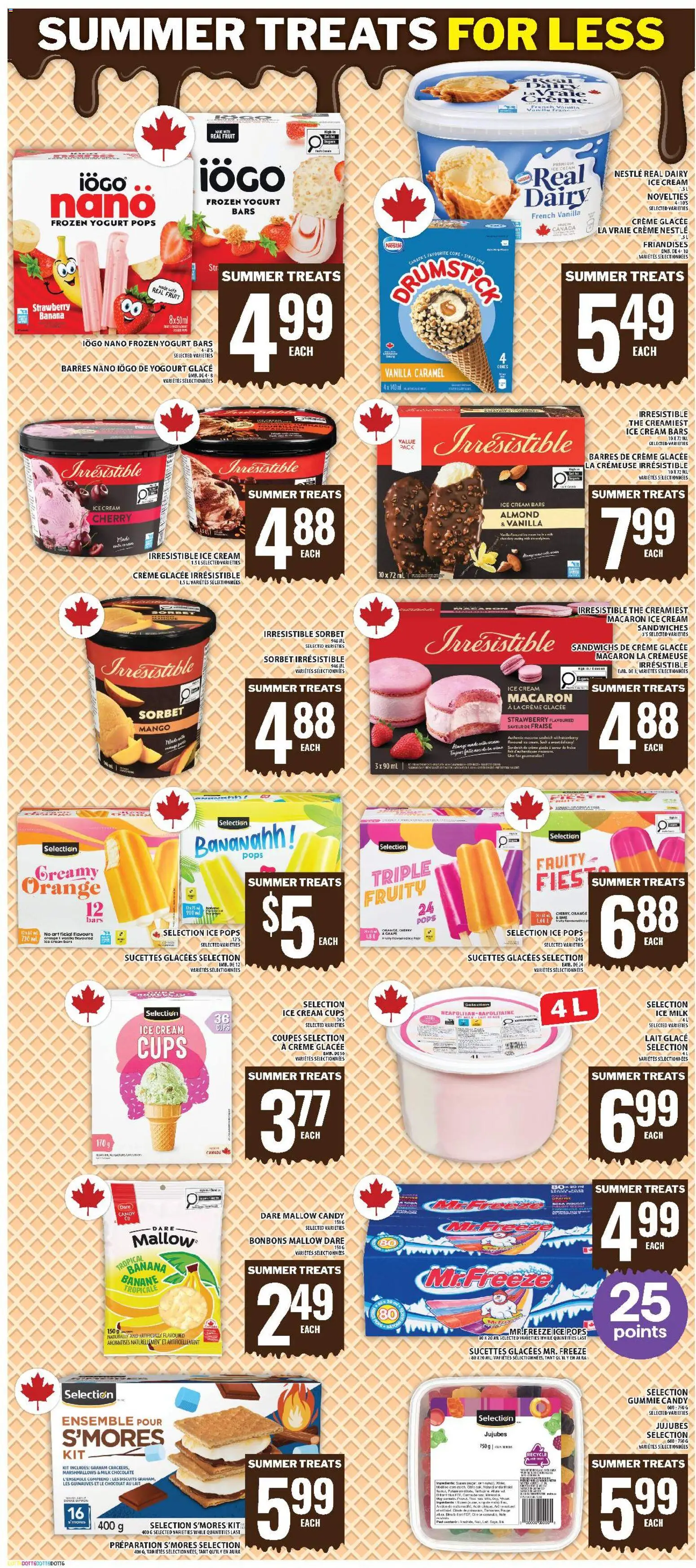 Food Basics flyer valid from Jul 9, 2026 | Page: 13 | Products: Cream, Ice cream, Milk, Yogurt