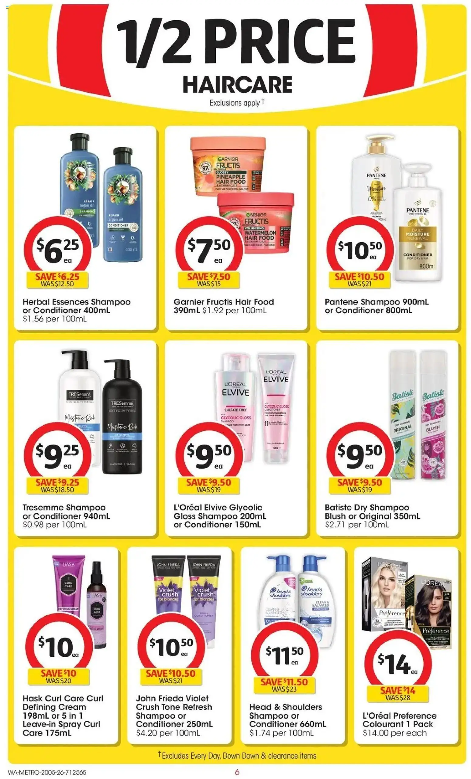Coles catalogue - valid from 19.05.2026 | Page: 6 | Products: Blush, Oil, Cream, Herbal