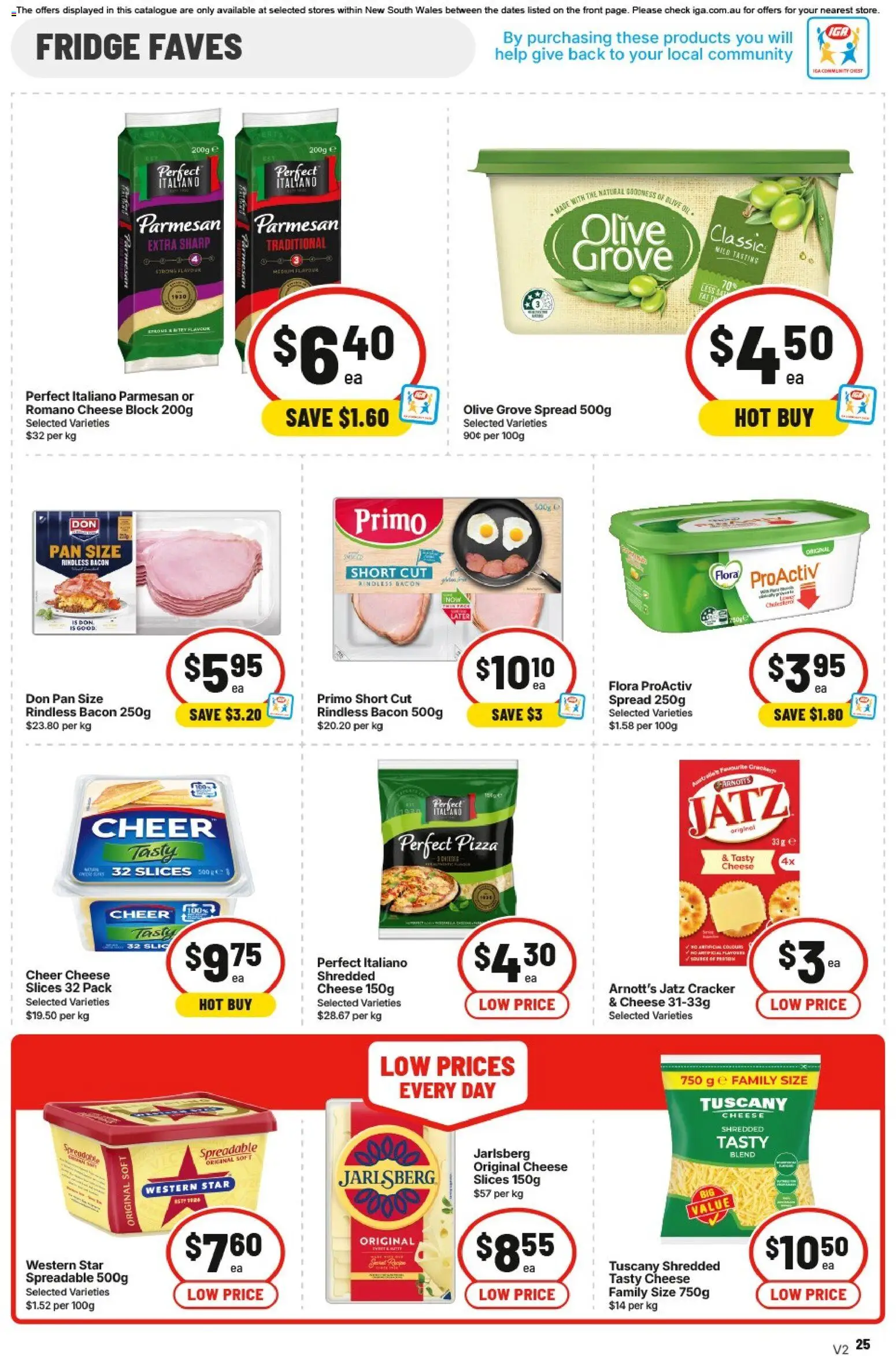 IGA catalogue - valid from 29/07/2026 | Page: 26 | Products: Bacon, Cheese, Pizza, Fridge