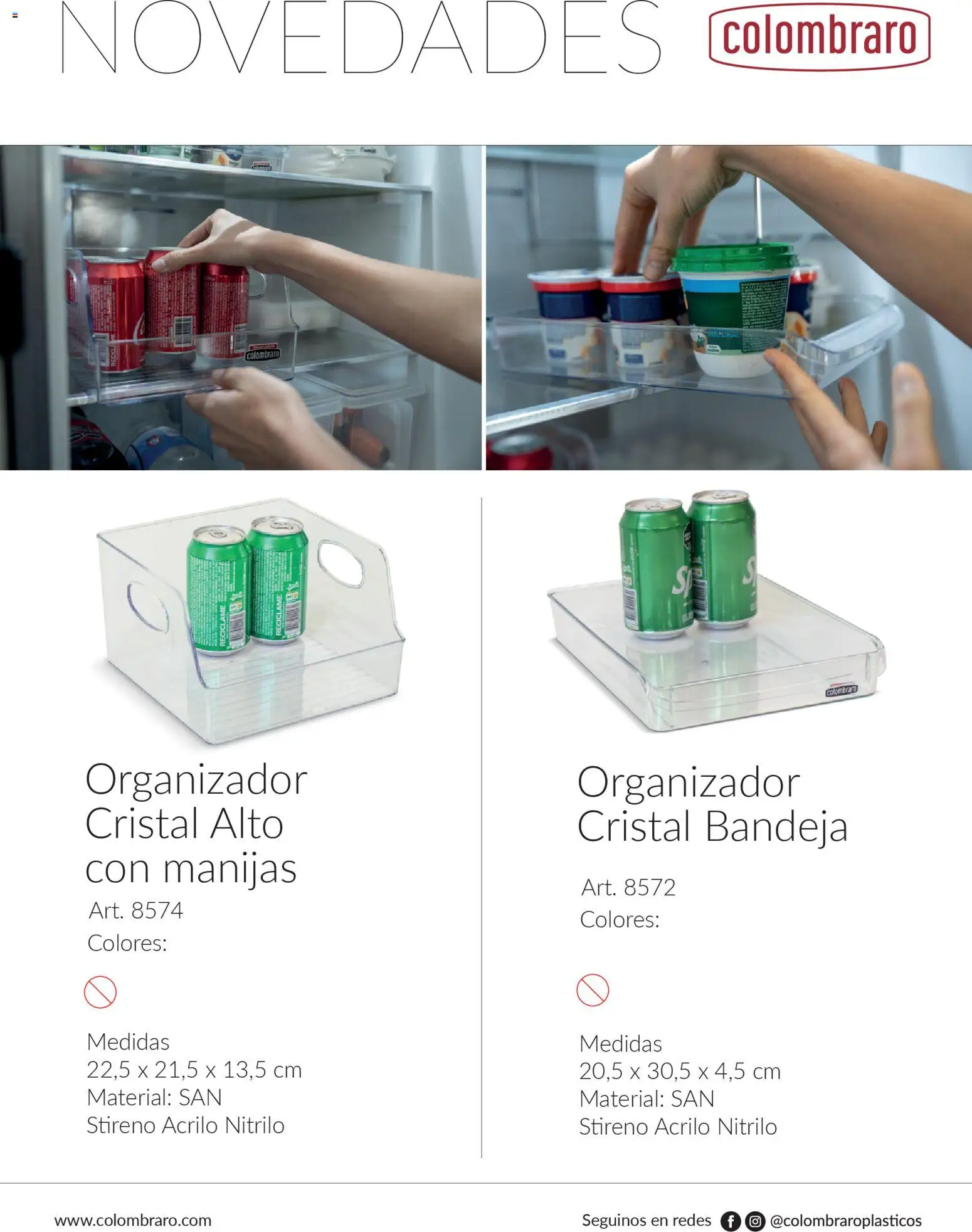 Colombraro - Catálogo Novedades │ válido desde el 26/01/2026 | Página: 3 | Productos: Organizador, Bandeja