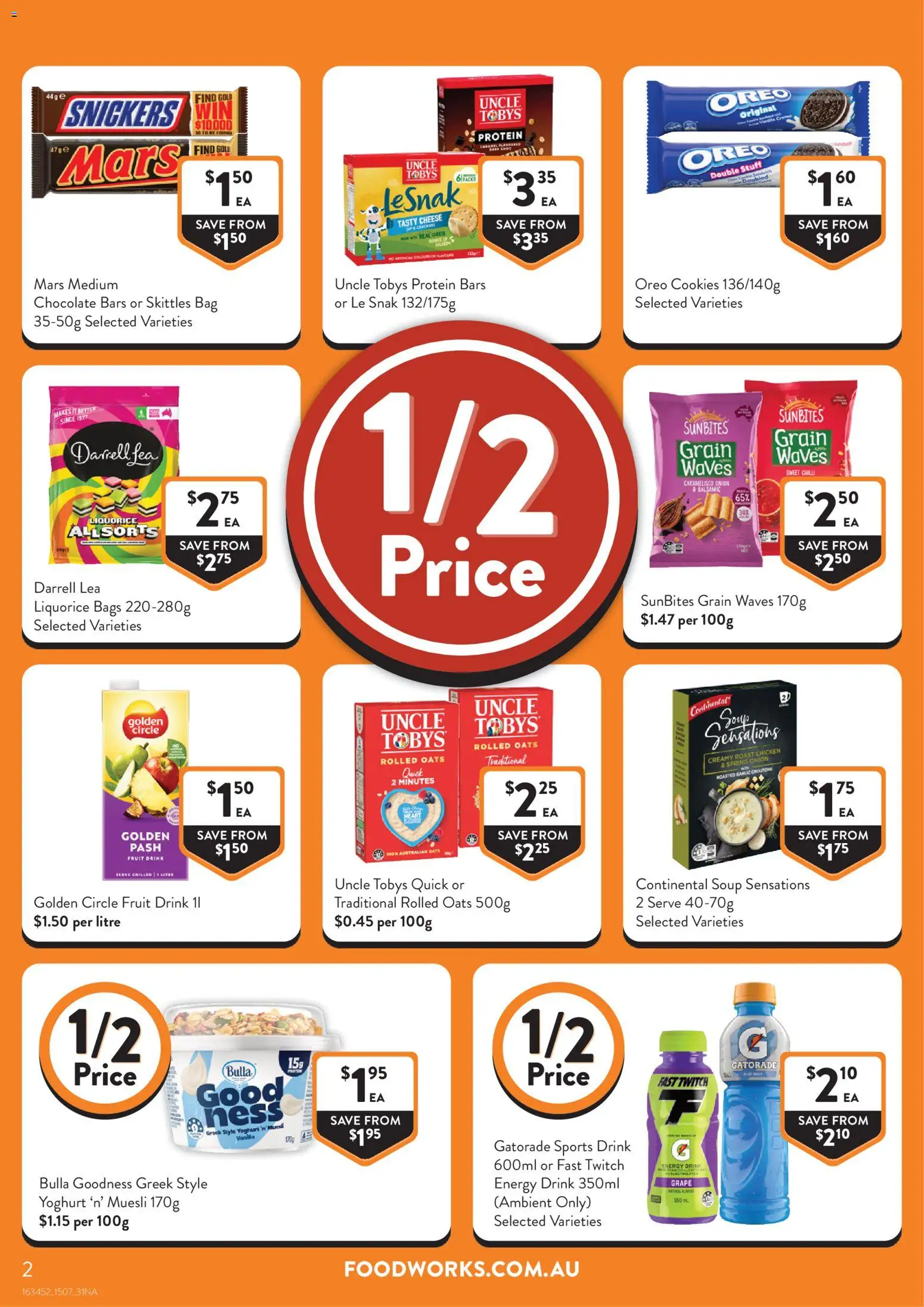 Foodworks catalogue - valid from 15/07/2026 | Page: 2 | Products: Yoghurt, Chicken, Chilli, Bag