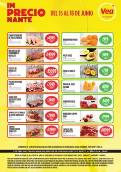 Vista previa Vea - Volante Semanal válido desde el 15.06.2026 | Página: 1 | Productos: Pollo, Zapallo, Palta, Pimiento