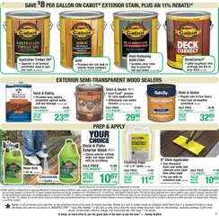 Preview of Menards weekly ads valid from 07/16/2026 | Page: 9 | Products: Oil, Pads, Coat, Water
