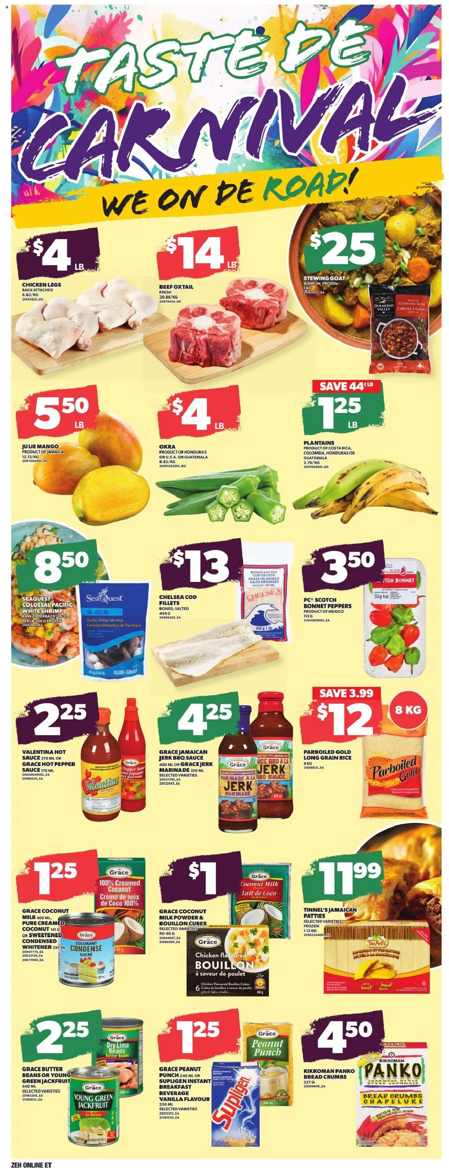 Zehrs flyer valid from Jul 23, 2026 | Page: 10 | Products: Coconut milk, Mango, Milk, Butter