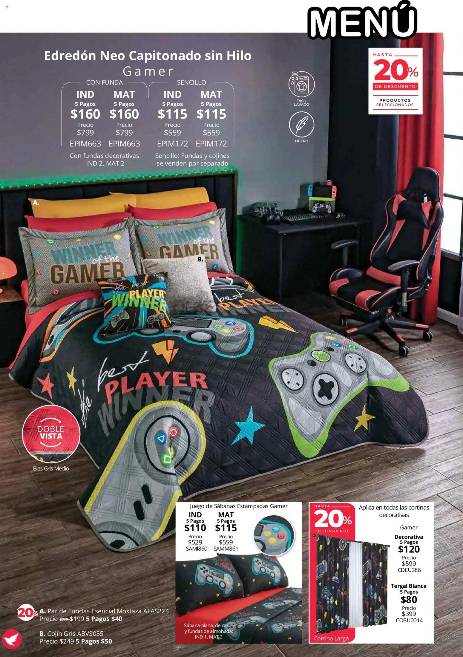 Nuevas ofertas de Colchas Concord válidas en toda la República Mexicana desde el 01/08/2026. ¡Encuentra las mejores ofertas en Colchas Concord catálogo! | Página: 81 | Productos: Mostaza, Juego, Funda, Almohada