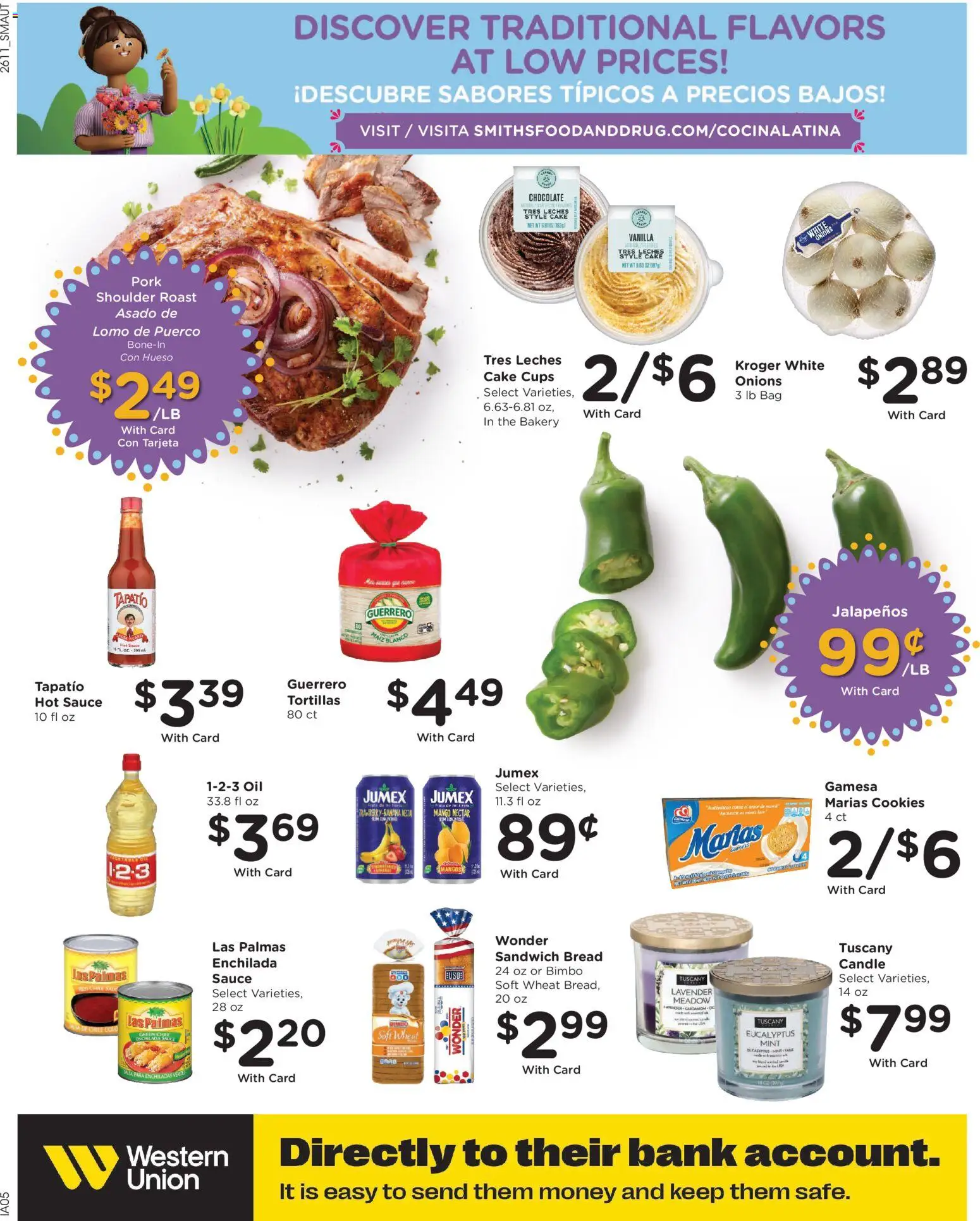 Smith's Weekly Ad - valid from 15.04.2026 | Page: 12 | Products: Bakery, Pork, Sauce, Bag