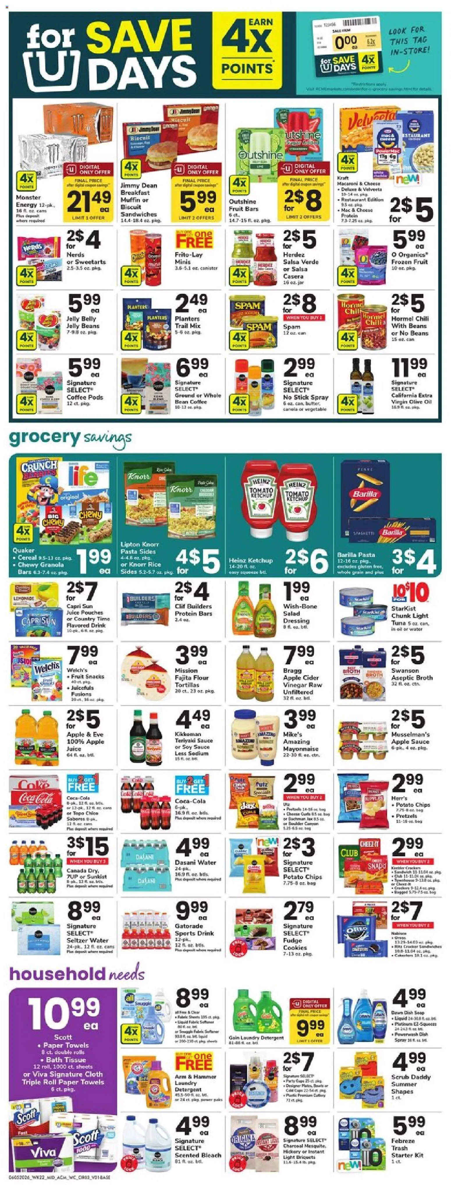 Acme Weekly Ad - PA - valid from 05.06.2026 | Page: 3 | Products: Coffee, Juice, Chips, Ketchup