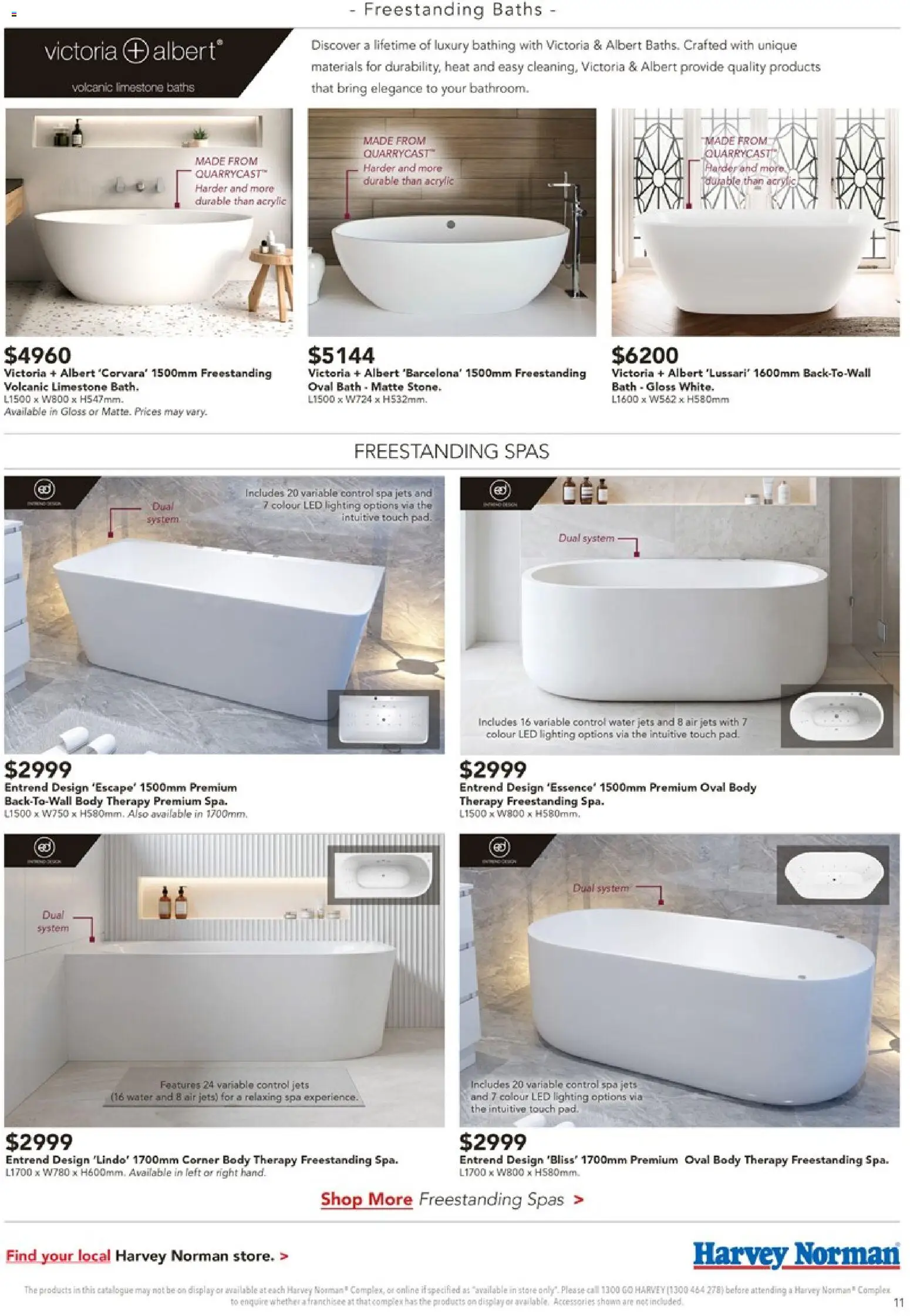 Harvey Norman catalogue - valid from 08.04.2026 | Page: 11 | Products: Bath, Water