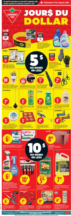 Preview of Canadian Tire circulaire - Dollar Rush from shop Canadian Tire valid from Sep 10, 2026