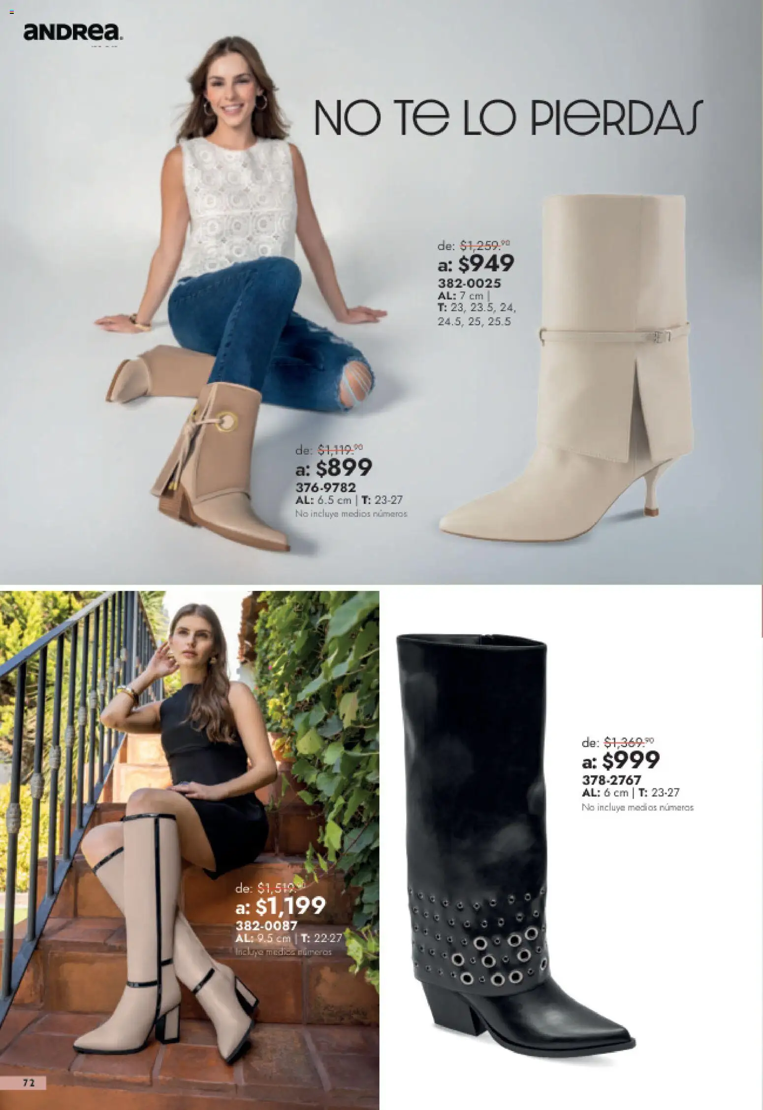 Nuevas ofertas de Andrea válidas en toda la República Mexicana desde el 26/07/2026. ¡Encuentra las mejores ofertas en Andrea catálogo Outlet! | Página: 72