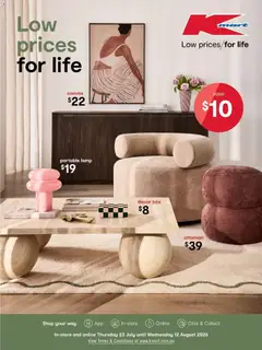 Preview of Kmart August Living - valid from 23/07/2026