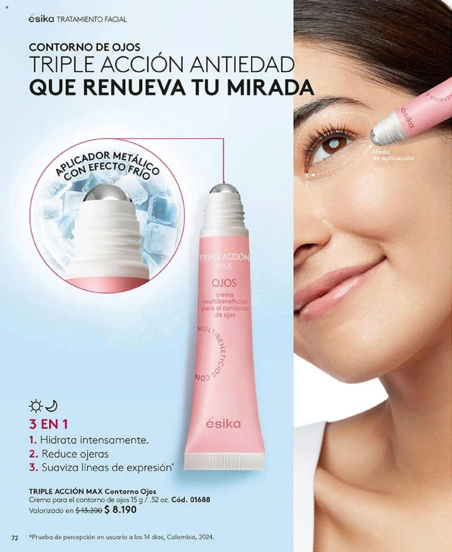 Catálogo Ésika Campaña 4 │ válido desde el 15.02.2026 | Página: 72 | Productos: Contorno, Crema, Contorno de ojos