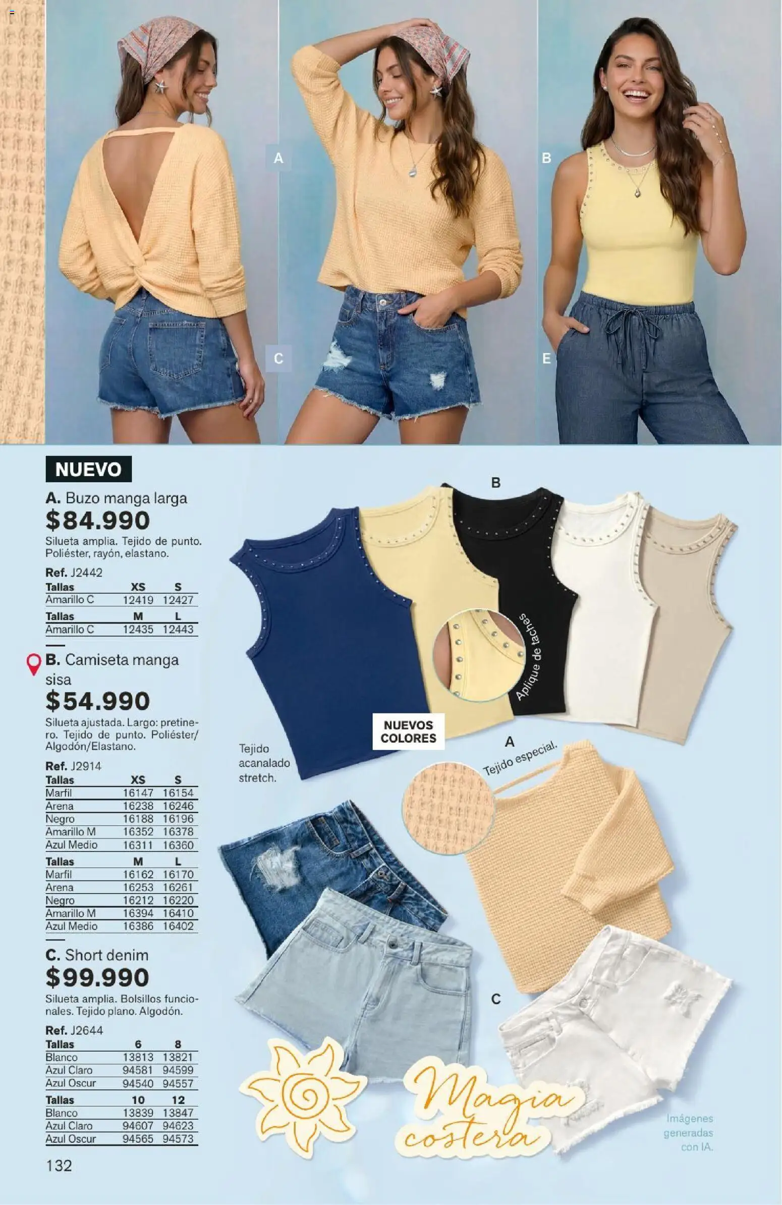 Leonisa revista - valida desde el 04/08/2026 | Página: 132 | Productos: Short, Buzo, Camiseta, Camiseta manga sisa