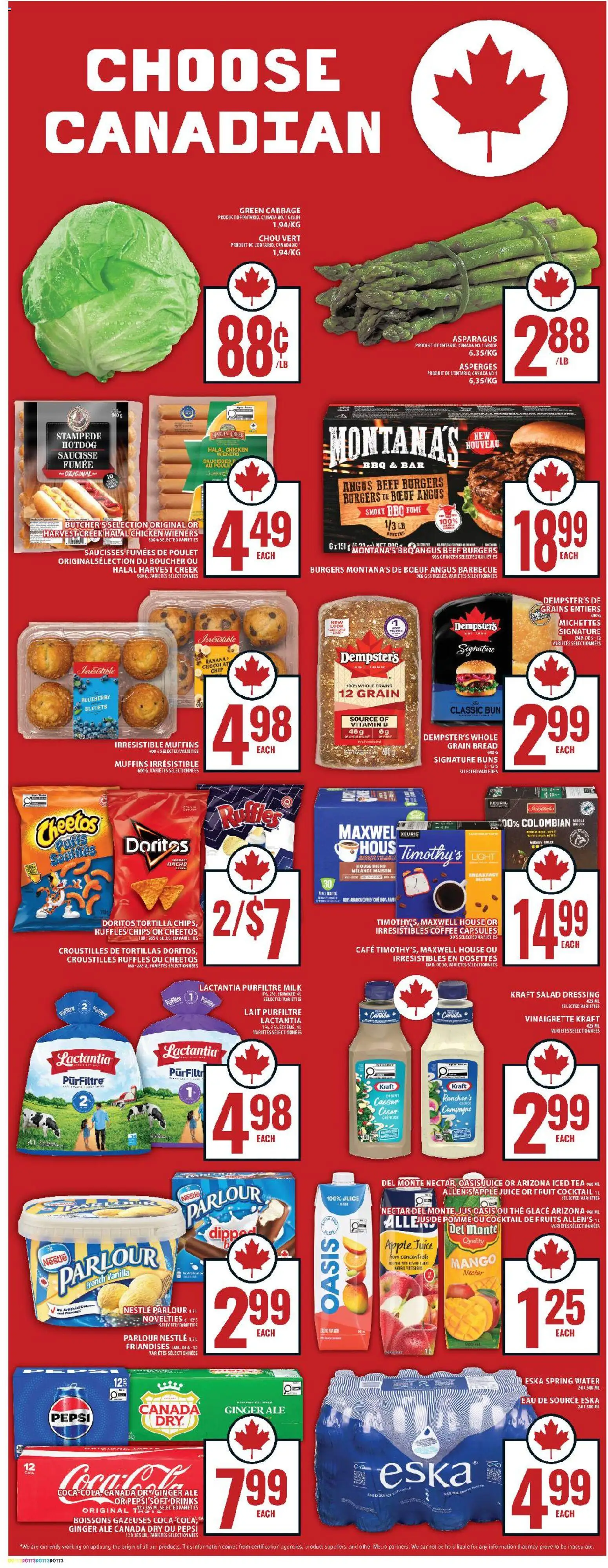 Food Basics flyer valid from 21.05.2026 | Page: 10 | Products: Tea, Beef, Chips, Bread