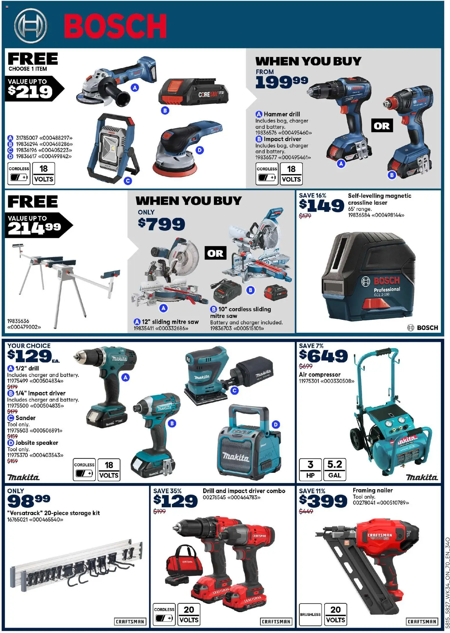 Rona flyer valid from Sep 17, 2026 | Page: 16 | Products: Compressor, Speaker, Air compressor, Battery