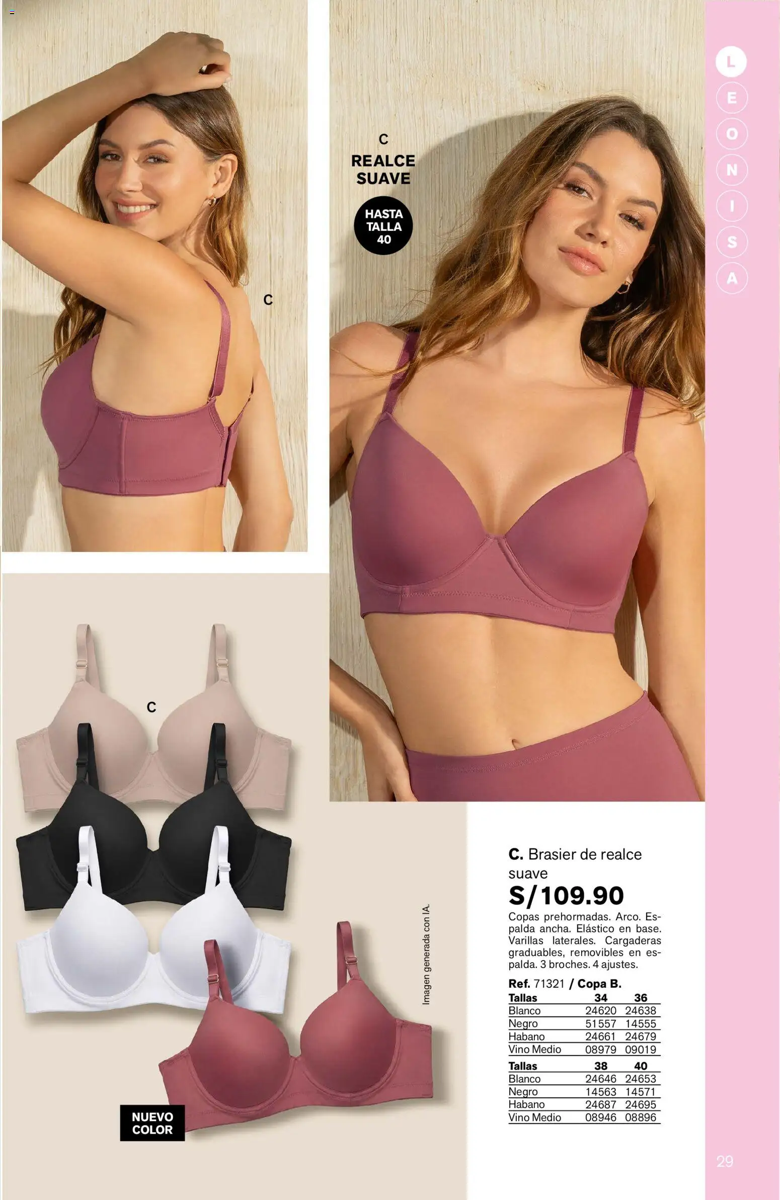 Catálogo Leonisa válido desde 04/08/2026 | Página: 29 | Productos: Vino
