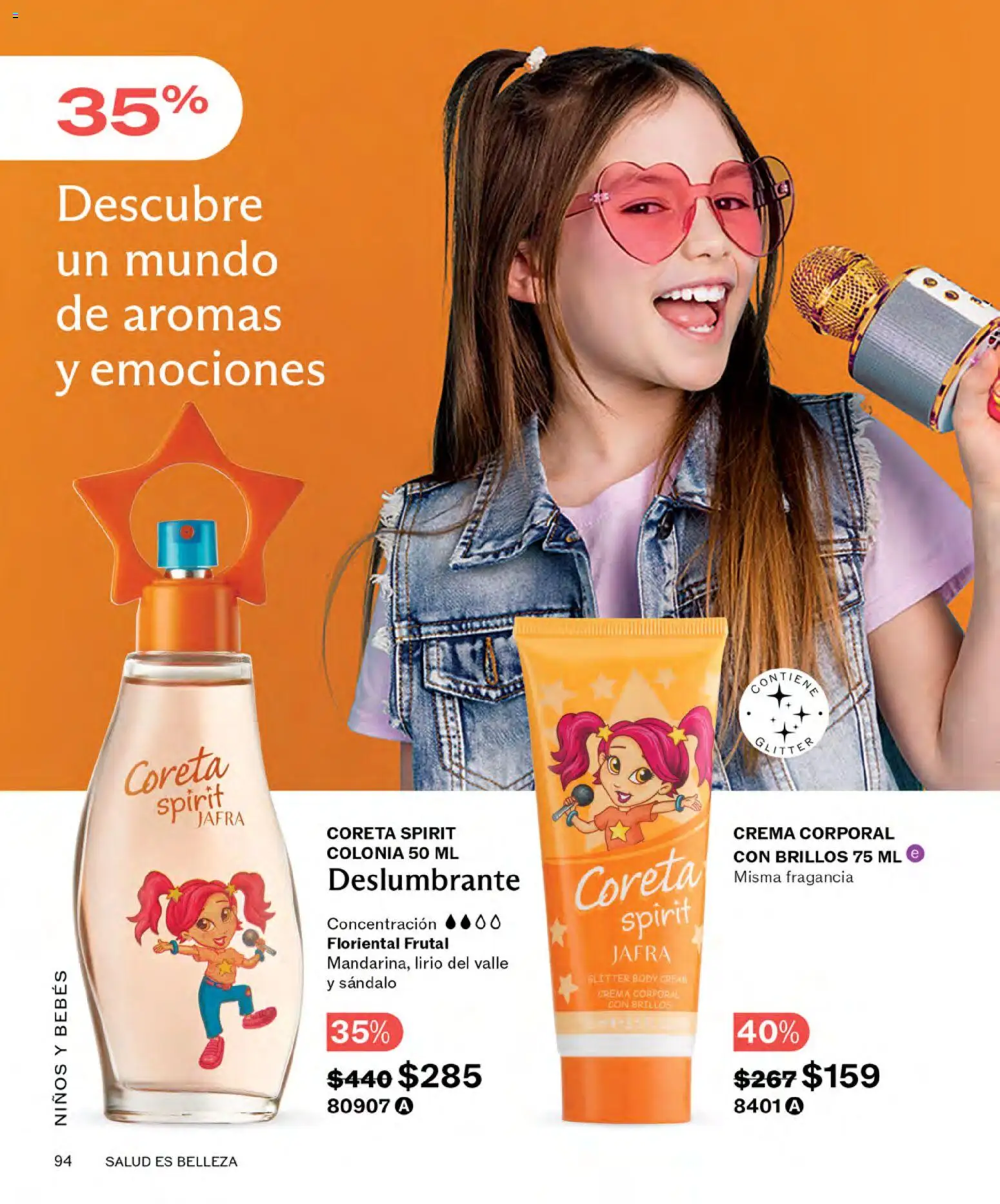 Nuevas ofertas de JAFRA válidas en toda la República Mexicana desde el 01.06.2026. ¡Encuentra las mejores ofertas en JAFRA catálogo! | Página: 94 | Productos: Glitter, Body, Fragancia, Crema corporal