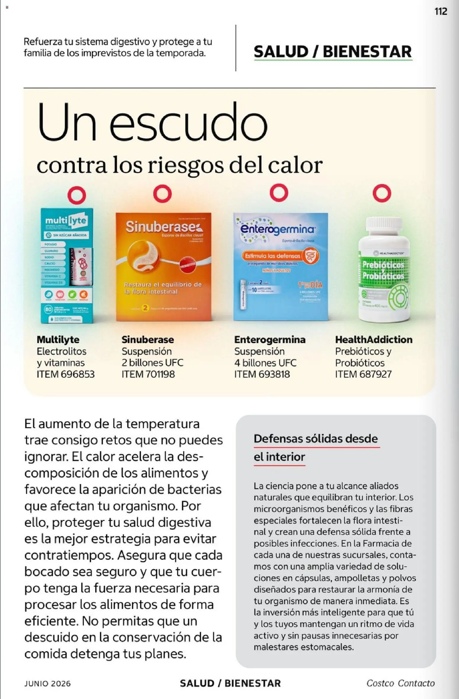 Nuevas ofertas de Costco válidas en toda la República Mexicana desde el 01.06.2026. ¡Encuentra las mejores ofertas en Costco Revista Junio 2026! | Página: 112 | Productos: Azúcar, Vitaminas