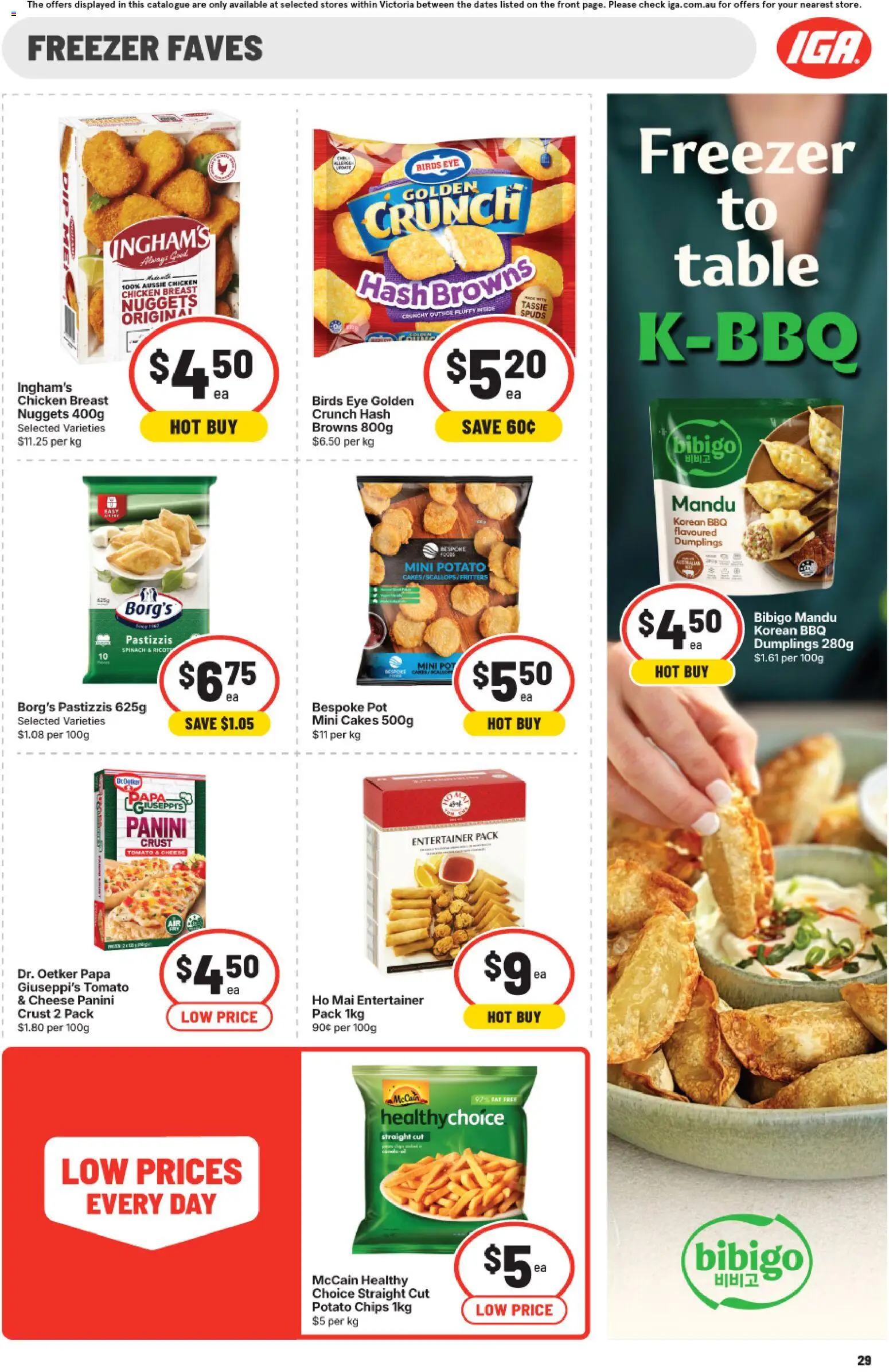 IGA catalogue - valid from 30/09/2026 | Page: 25 | Products: Pastry, Fruit, Cauliflower, Pies