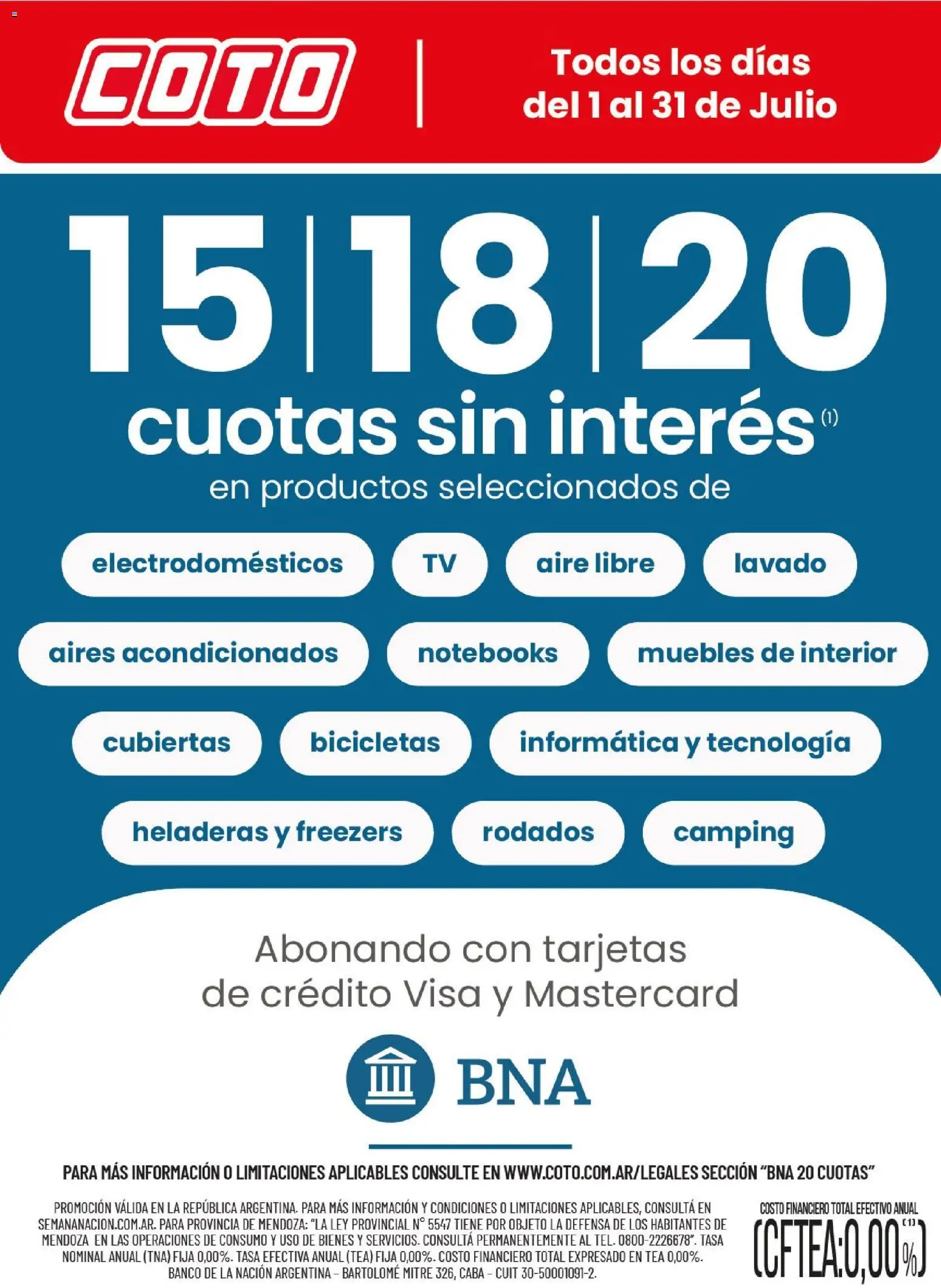Coto - BNACSI Julio │ válido desde el 01/07/2026 | Página: 1