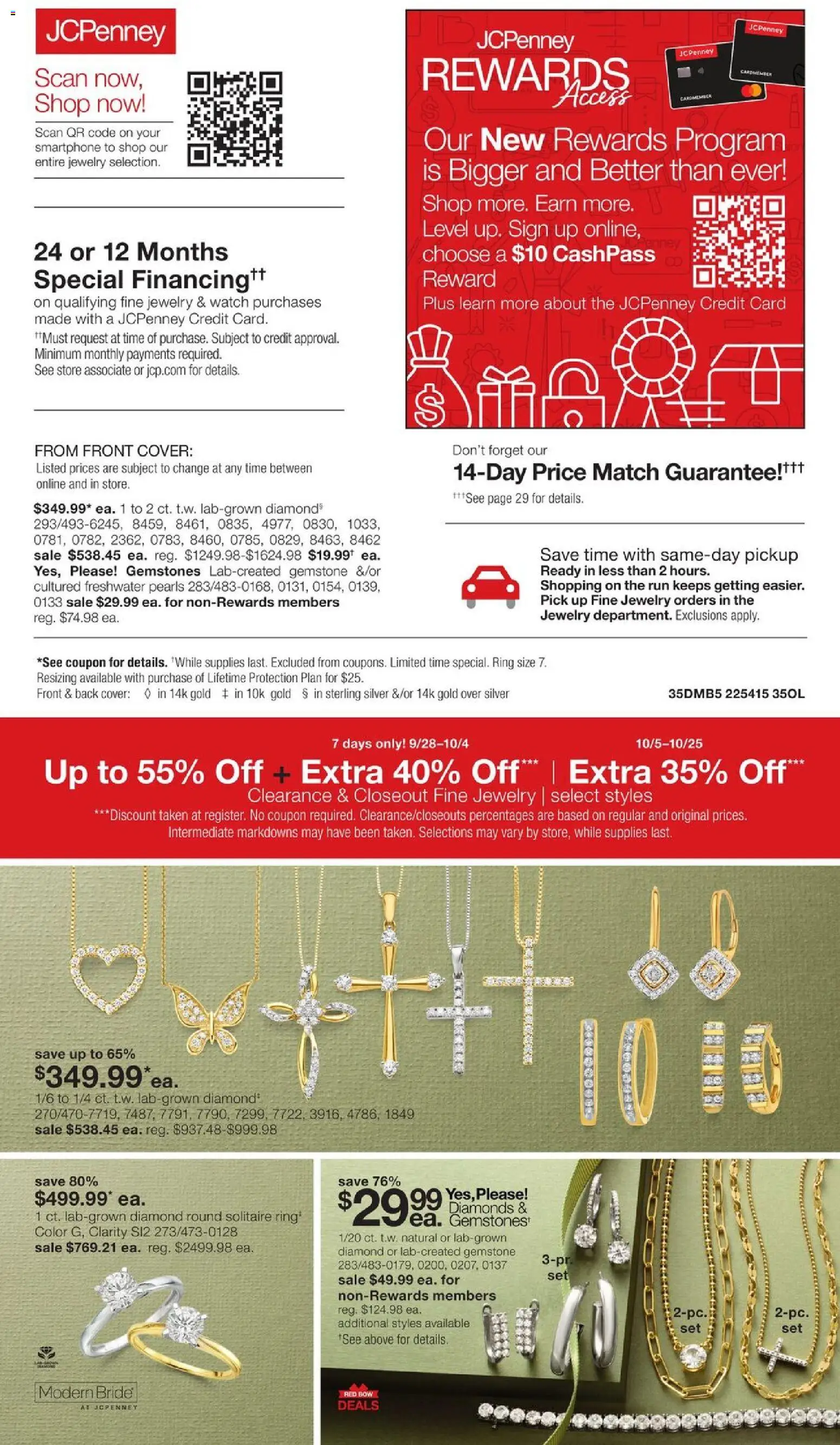 JCPenney Our Biggest Jewelry Sale of the Season - valid from 09/28/2026 | Page: 31 | Products: Ring, Bow, Smartphone, Watch