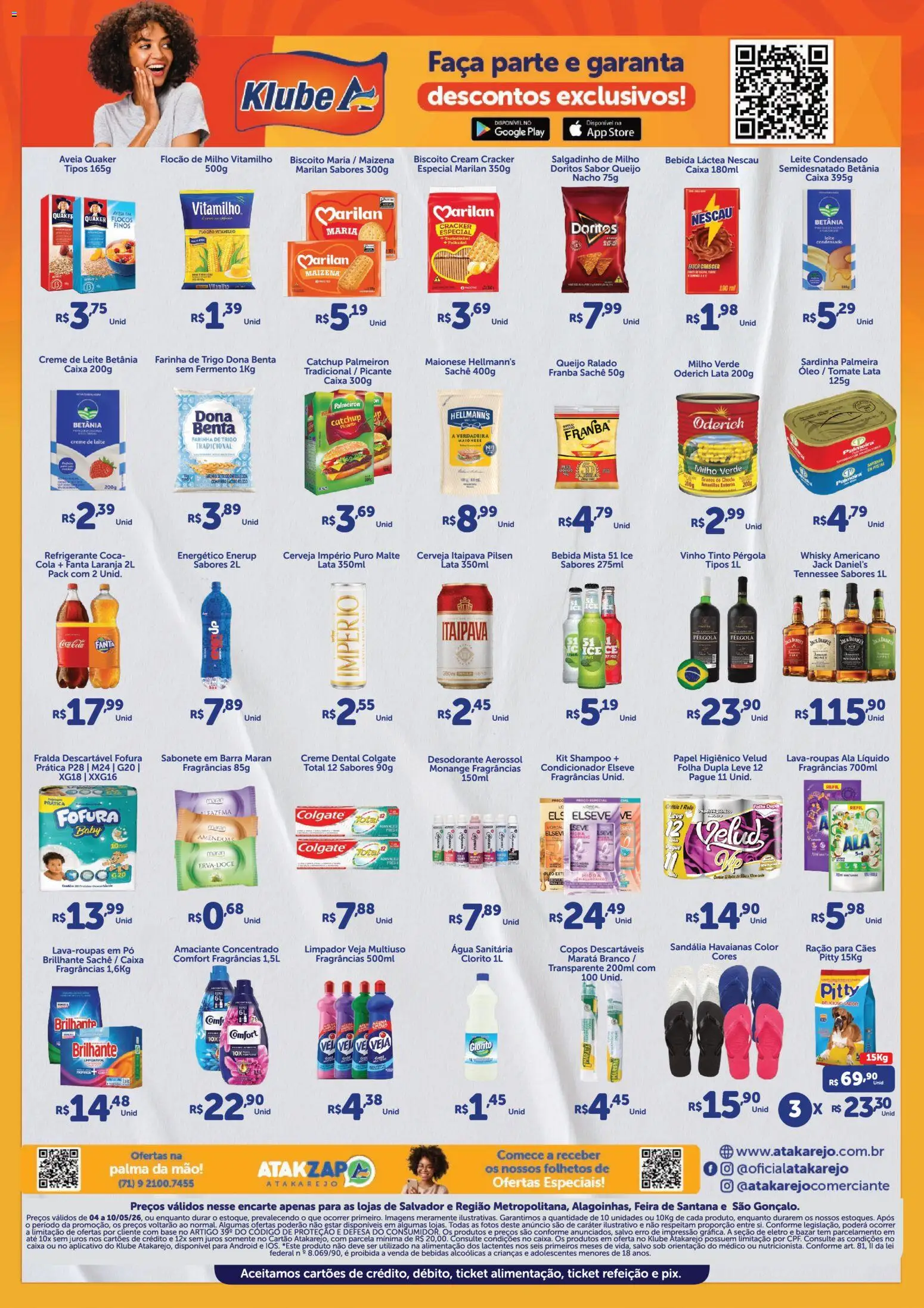 Atakarejo Folheto - válido de 04.05.2026 | Página: 2 | Produtos: Fanta, Copos descartáveis, Creme, Copos