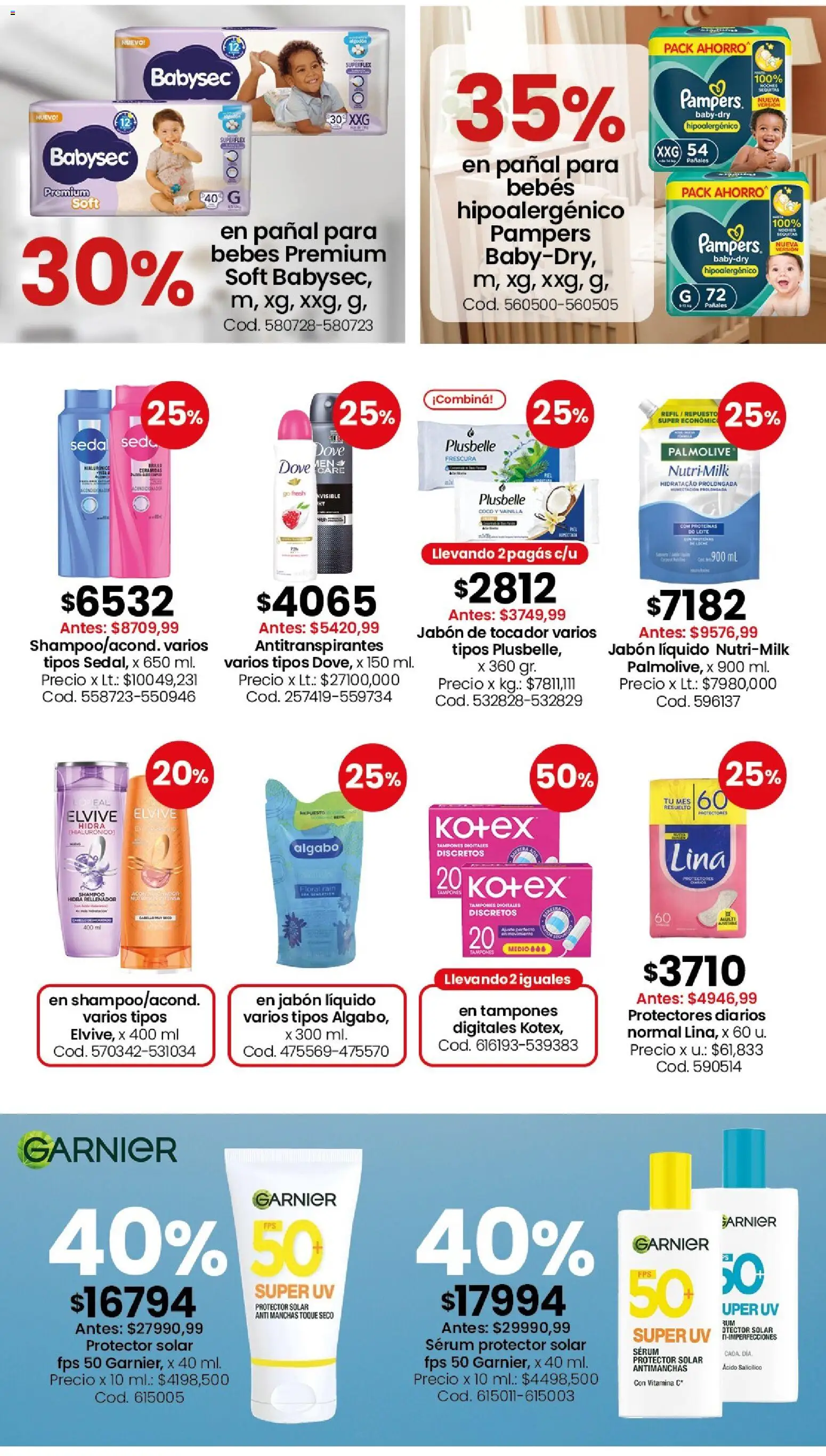 Coto - Perfumería y limpieza │ válido desde el 18.05.2026 | Página: 4 | Productos: Serum, Acondicionador, Jabón, Pañales