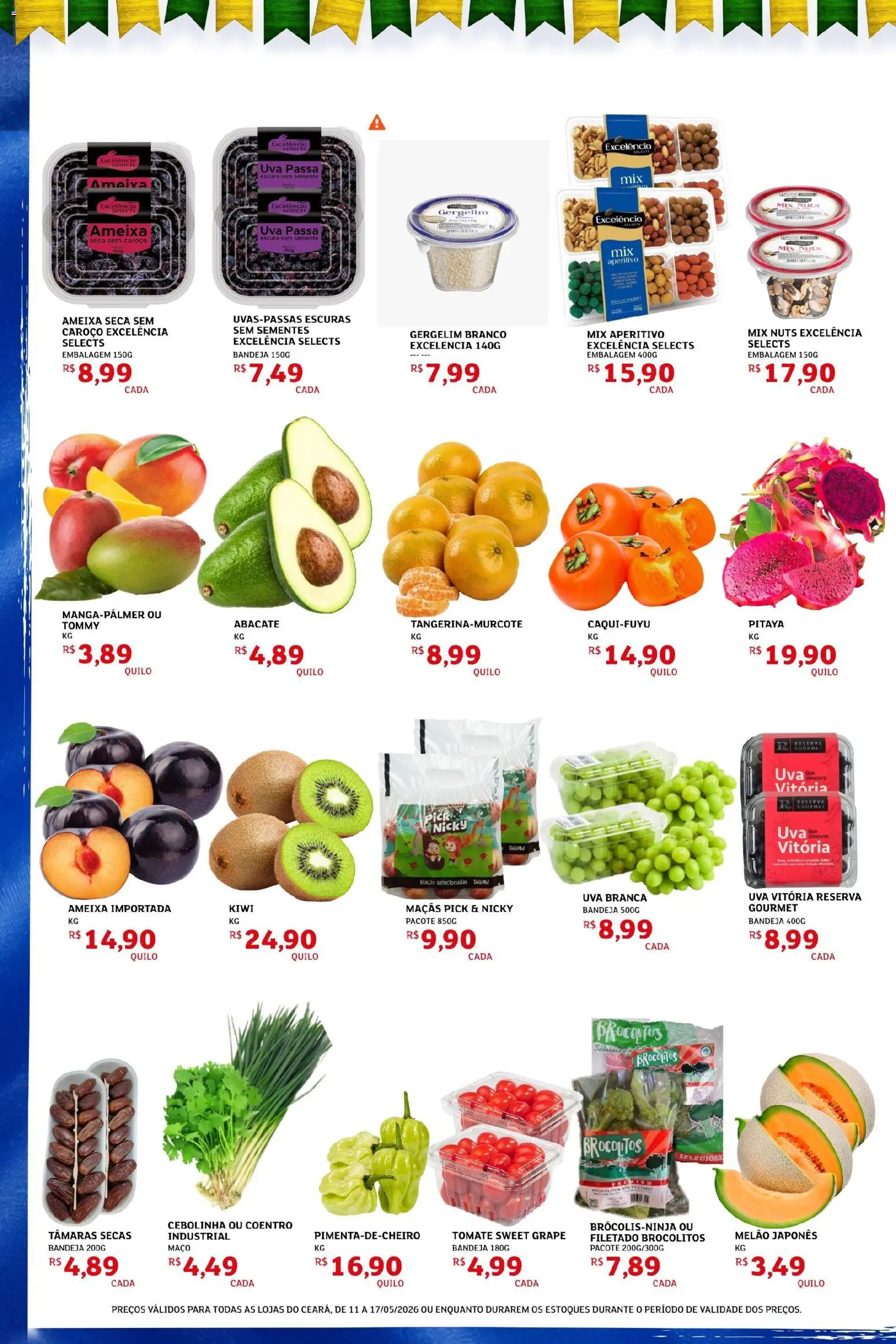 Assaí Atacadista Folheto - válido de 11.05.2026 | Página: 2 | Produtos: Maçãs, Kiwi, Uva passa, Ameixa