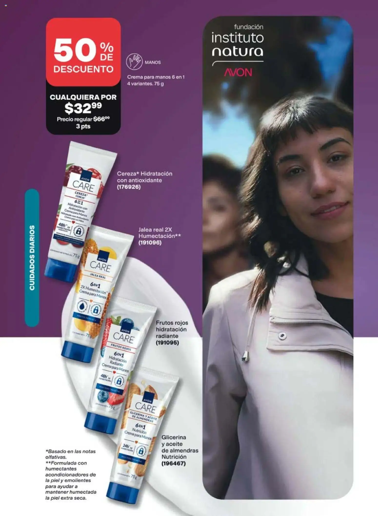 Nuevas ofertas de AVON válidas en toda la República Mexicana desde el 21/08/2026. ¡Encuentra las mejores ofertas en AVON campaña 13 2026! | Página: 158 | Productos: Almendras, Crema, Aceite, Radiante