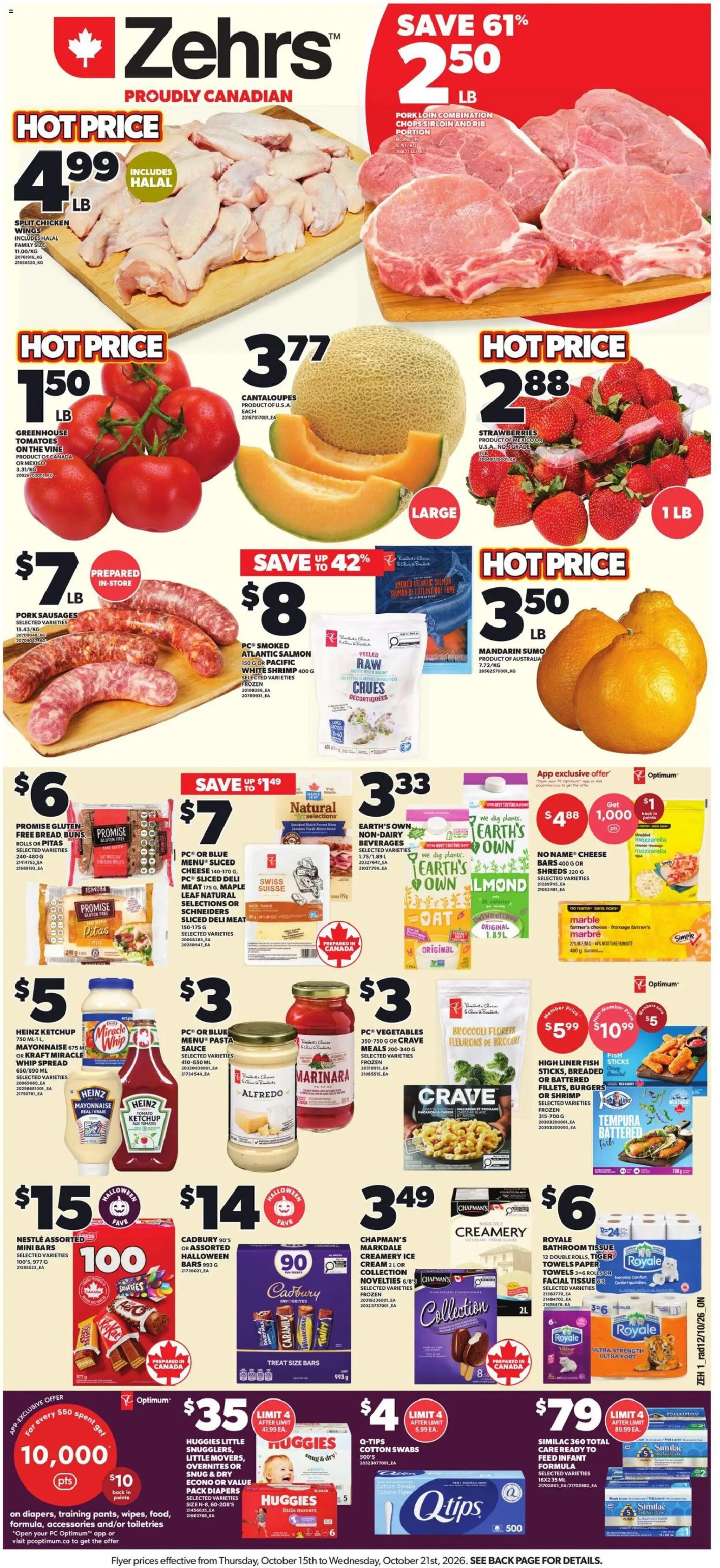 Zehrs flyer valid from Oct 15, 2026 | Page: 1