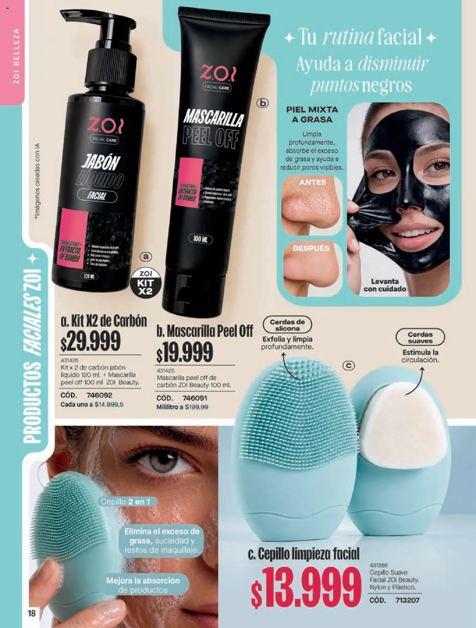 Pacifika revista - valida desde el 18/09/2026 | Página: 182 | Productos: Mascarilla, Cepillo, Jabón, Carbón