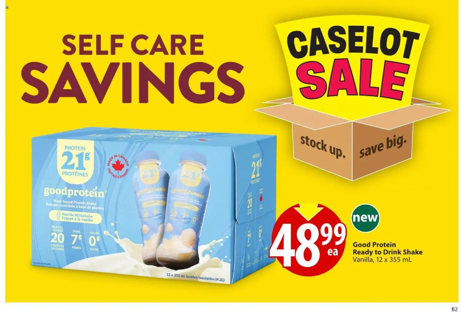 Save on foods flyer valid from Aug 27, 2026 | Page: 3 | Products: Sugar, Legumes, Vanilla, Protein