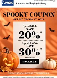Preview of JYSK weekly flyer from shop JYSK valid from Oct 22, 2026
